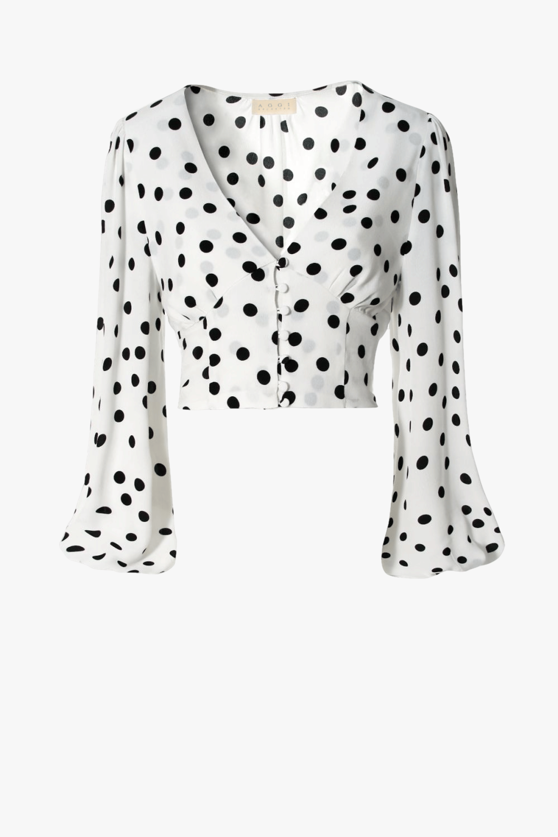 Blouse Alicia Bit Of White in White made by HALEWSKI