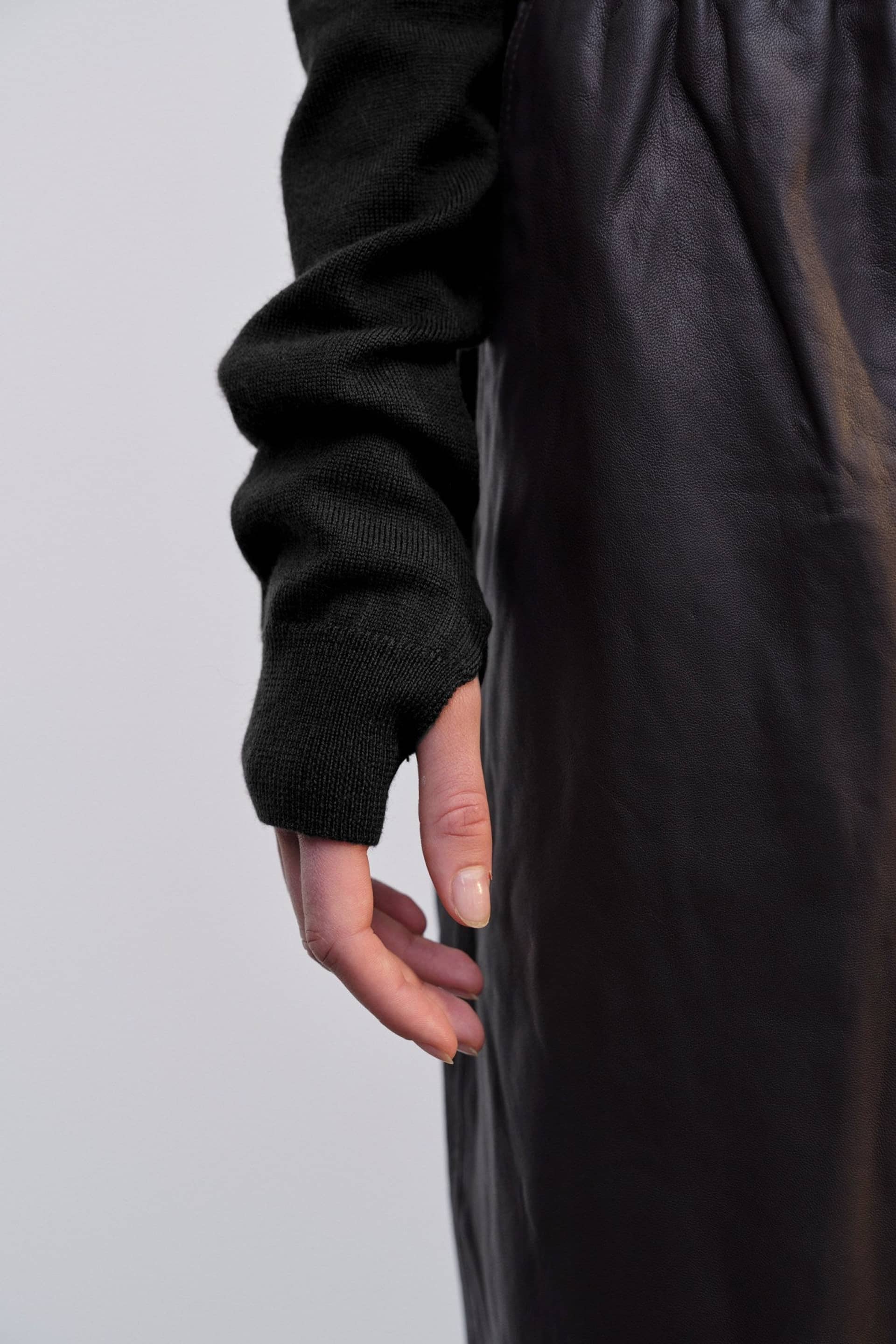 Sasha Knit Blouse - Black made by HERSKIND