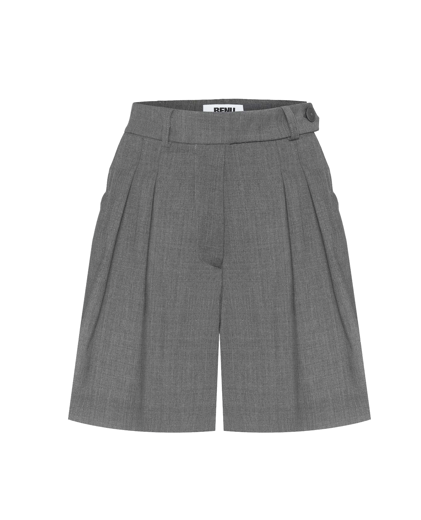 SHORT DARK GRAY TROUSERS made by BENU Studio
