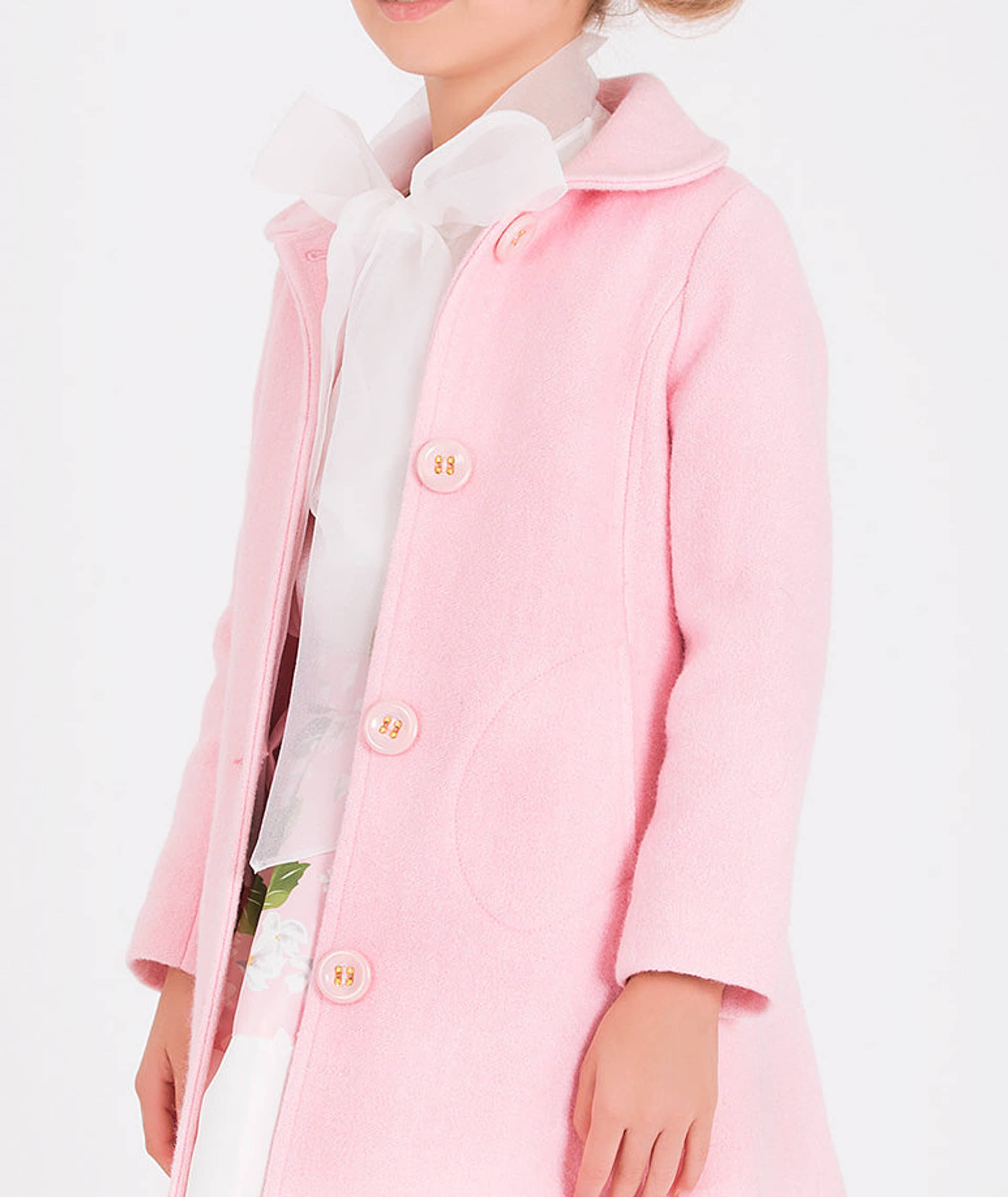 Pink Peony Coat made by Mama Luma