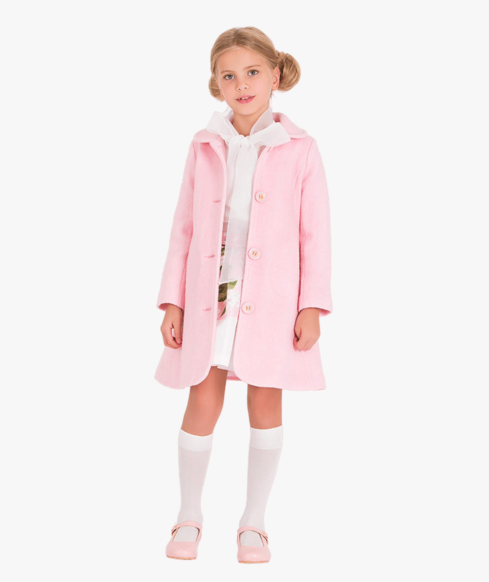 Pink Peony Coat made by Mama Luma