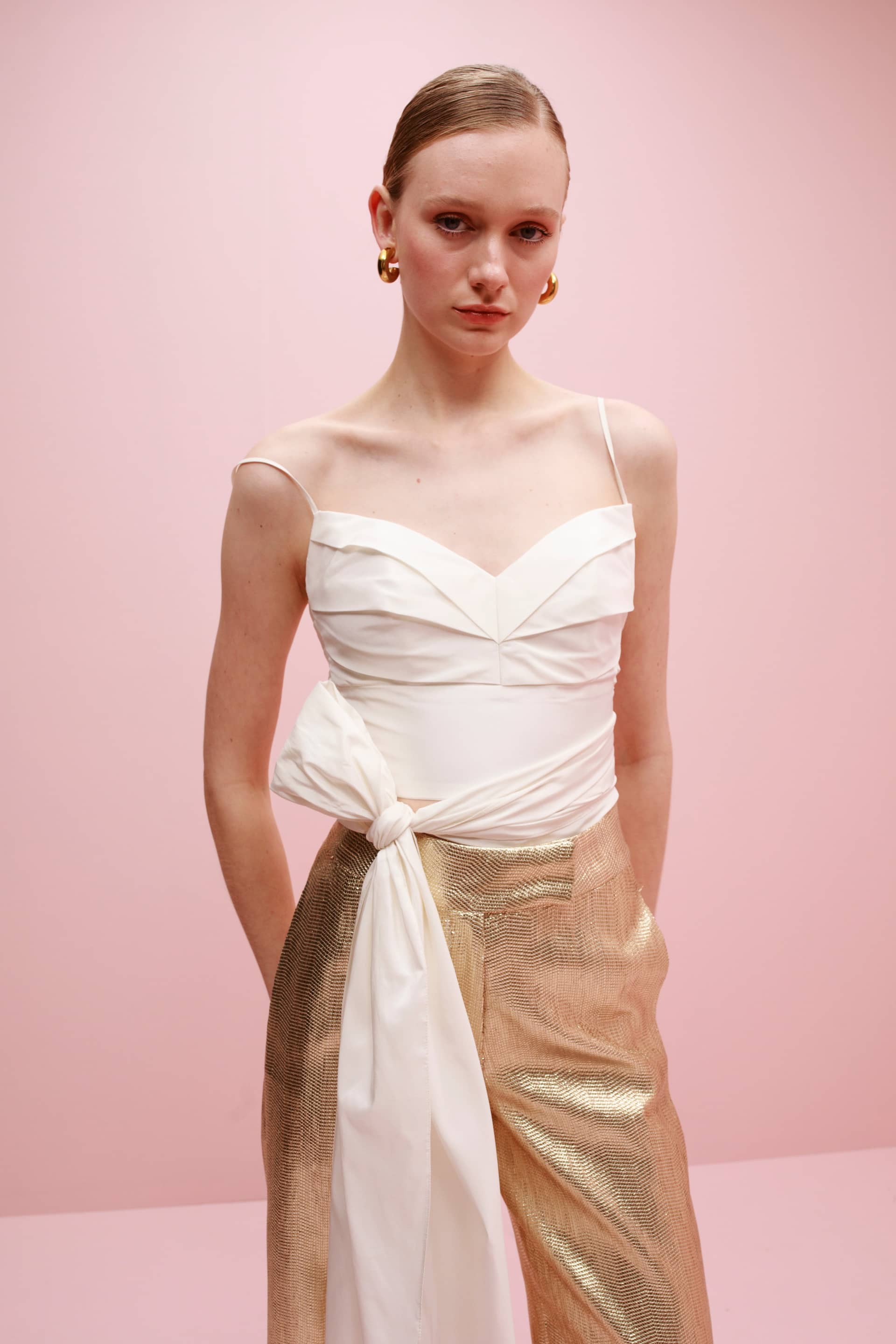 Amarena Taffeta Top made by Francesca Miranda