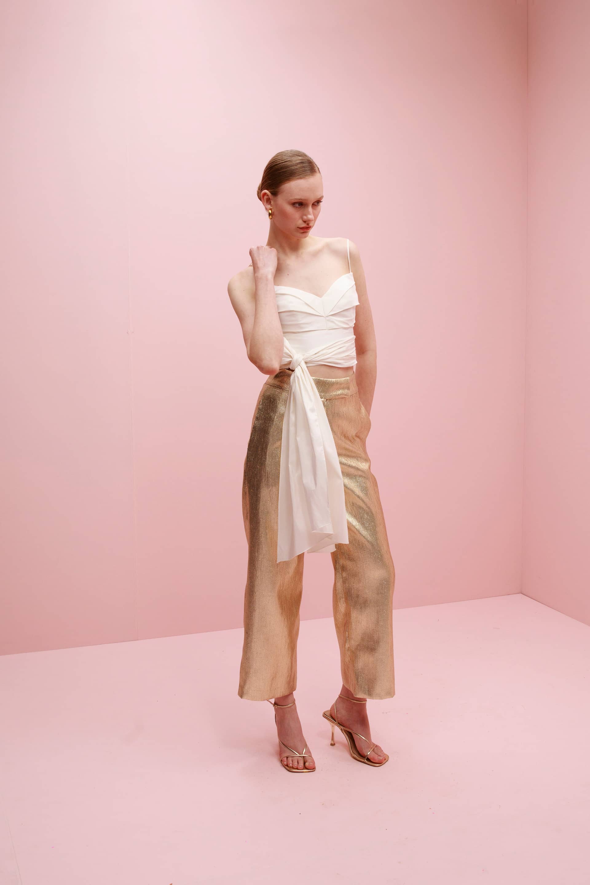 Amarena Taffeta Top made by Francesca Miranda