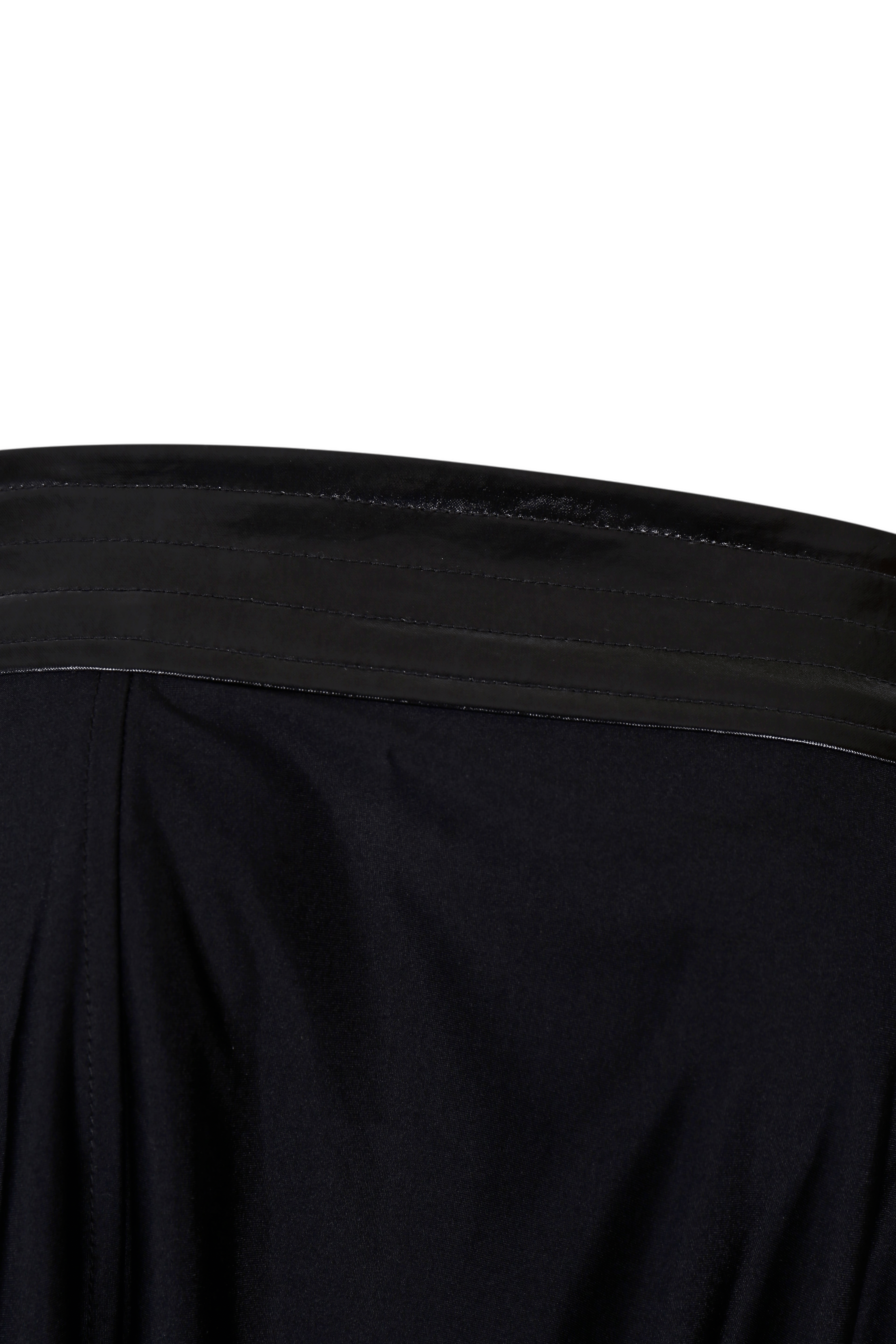 BLACK STRETCH JERSEY DRAPED TUBE DRESS made by YIBRI