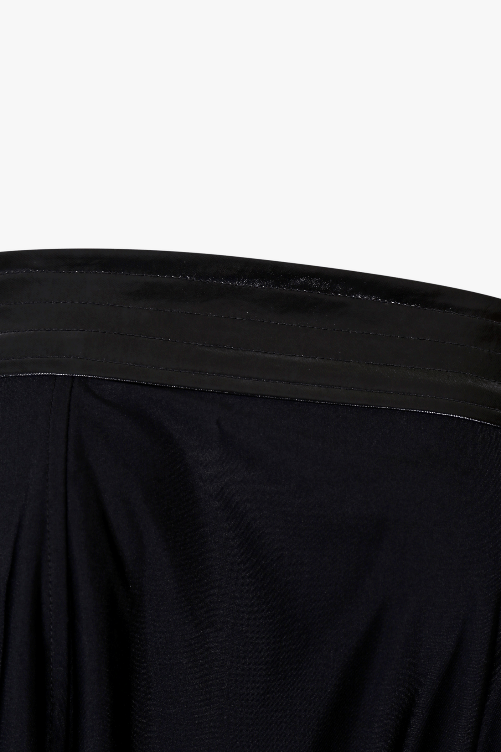 BLACK STRETCH JERSEY DRAPED TUBE DRESS made by YIBRI