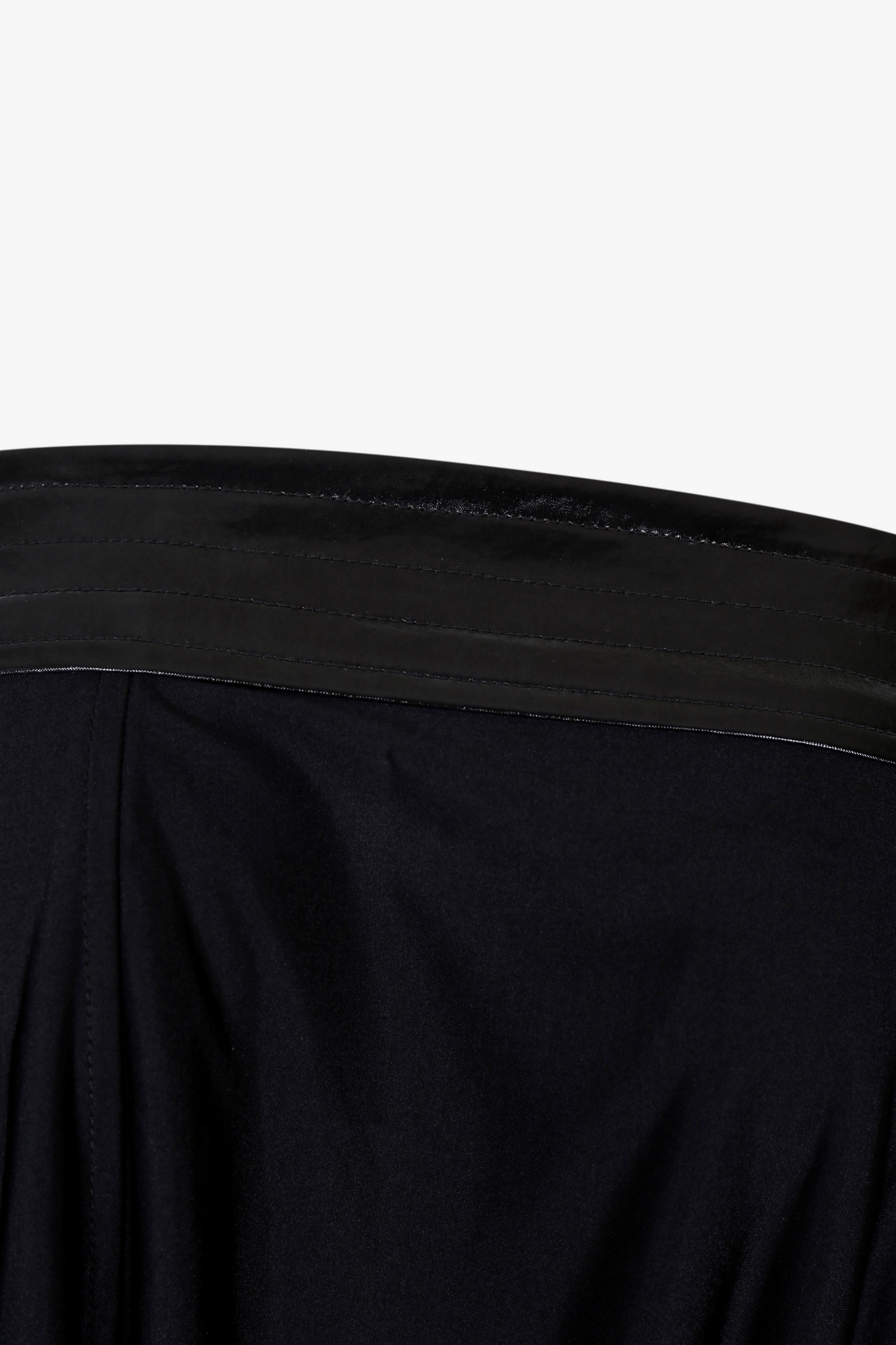 BLACK STRETCH JERSEY DRAPED TUBE DRESS made by YIBRI