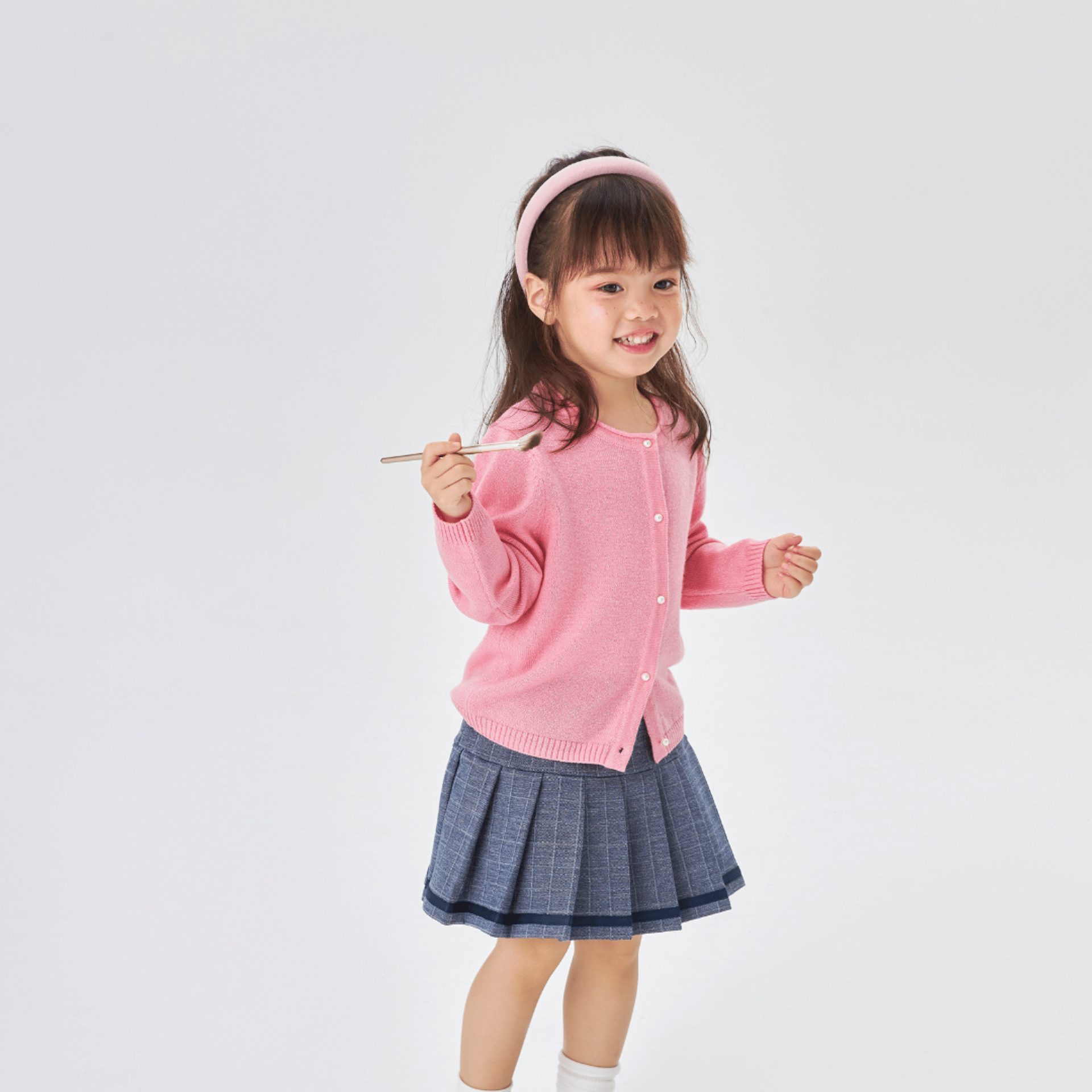 Blossom Cashmere Cardigan with Pearl Accents made by CozyU