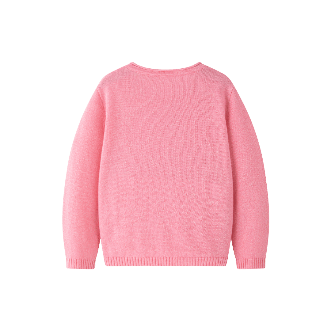 Blossom Cashmere Cardigan with Pearl Accents made by CozyU