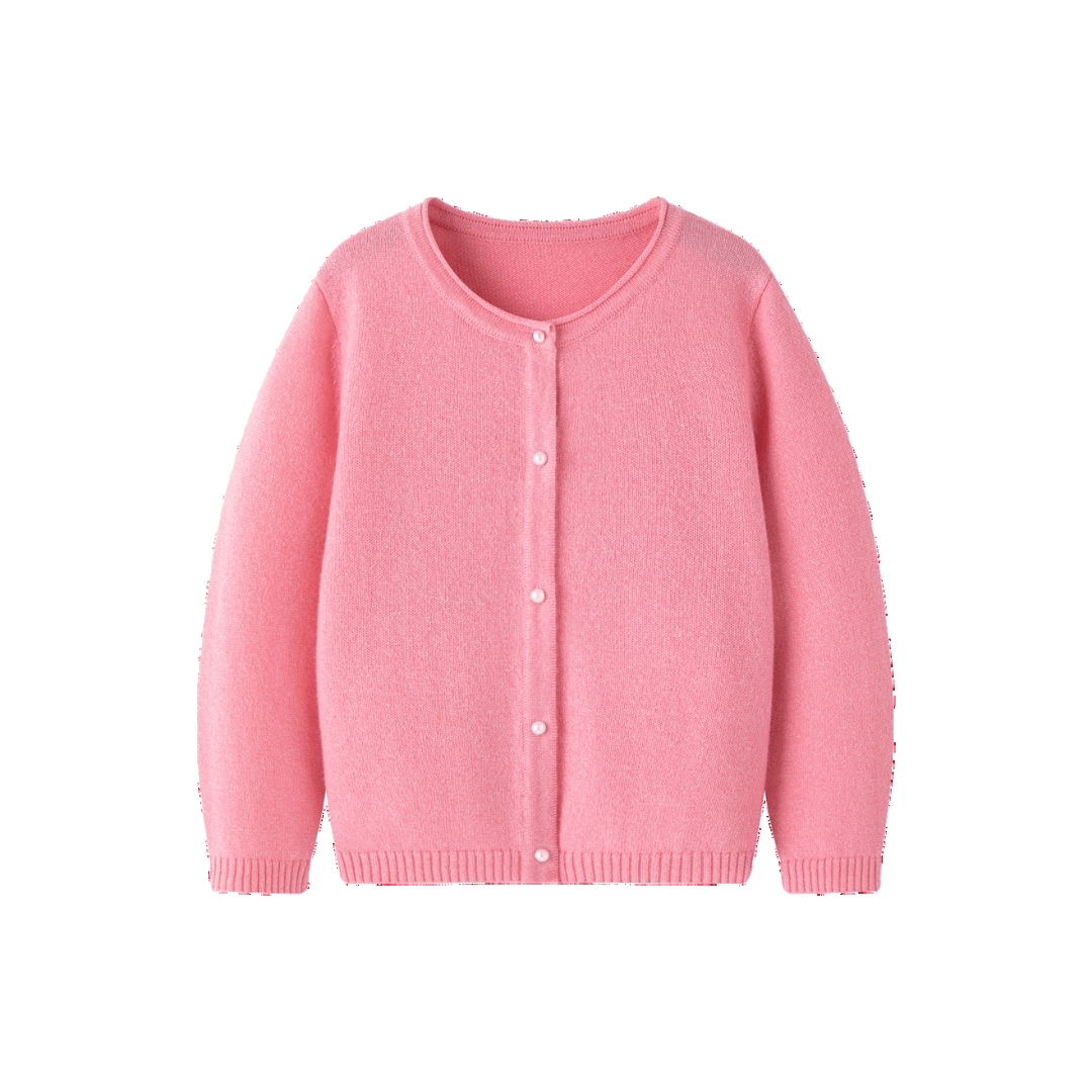 Blossom Cashmere Cardigan with Pearl Accents made by CozyU