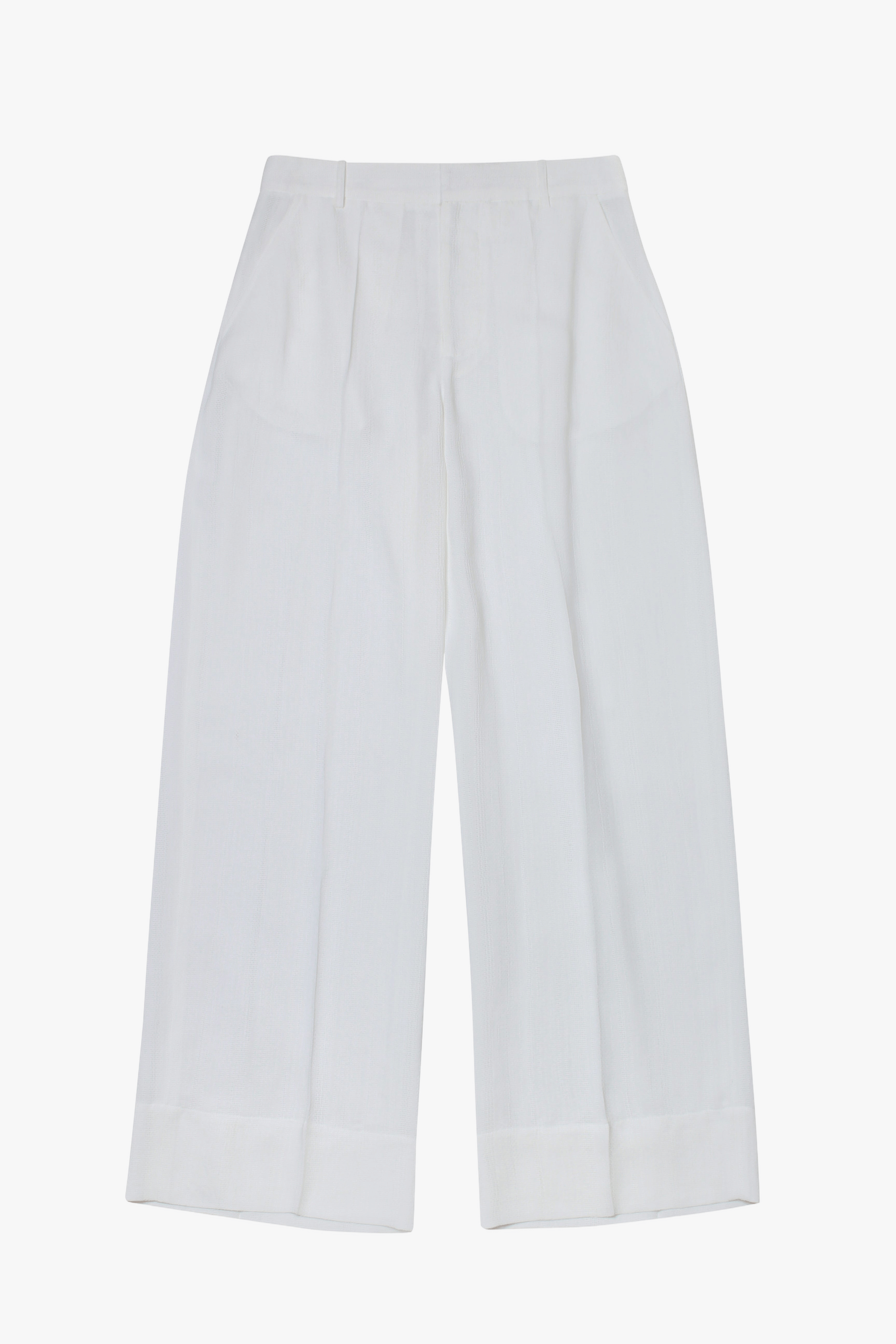 STRAIGHT LEG DROP TROUSERS made by YIBRI