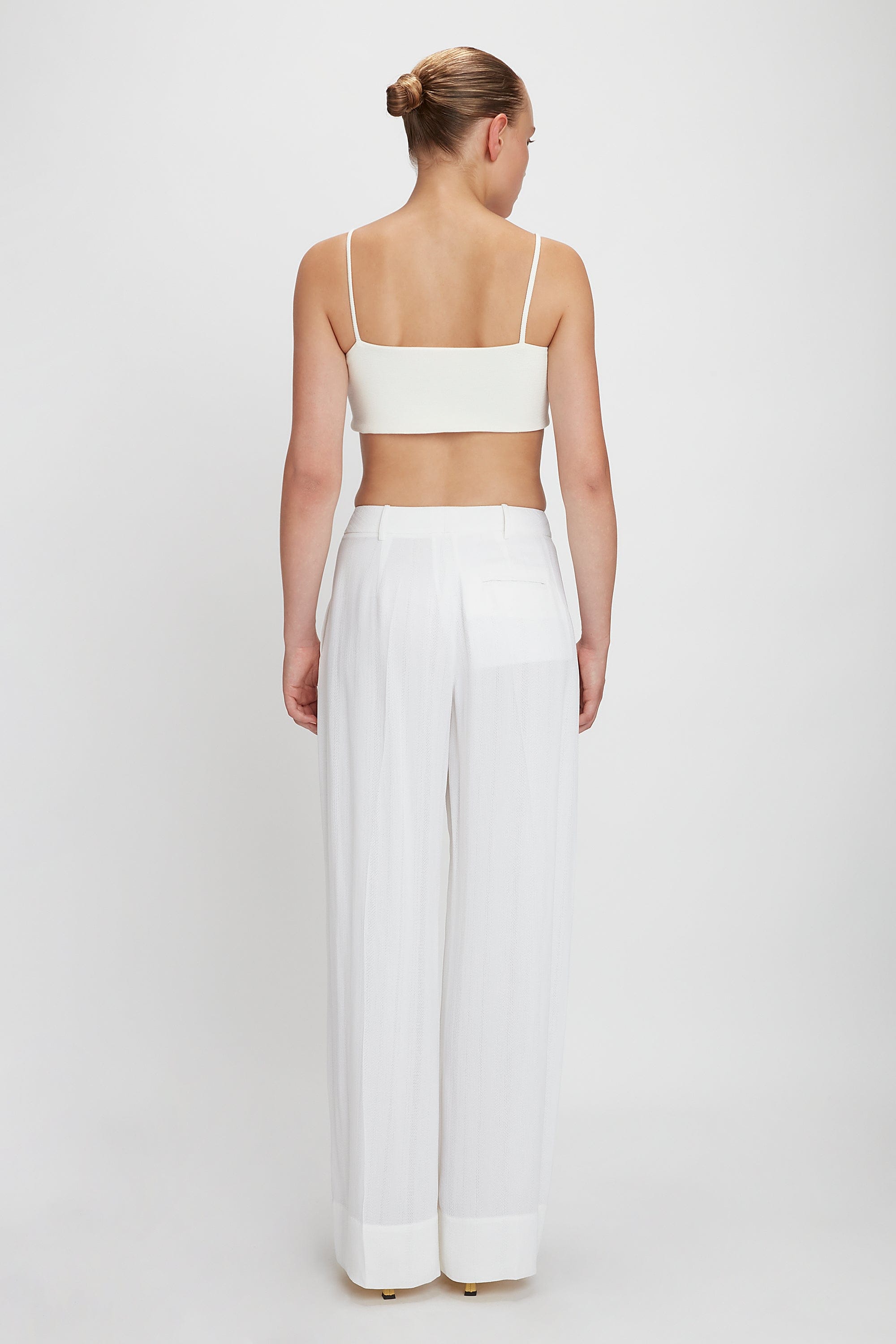 STRAIGHT LEG DROP TROUSERS made by YIBRI