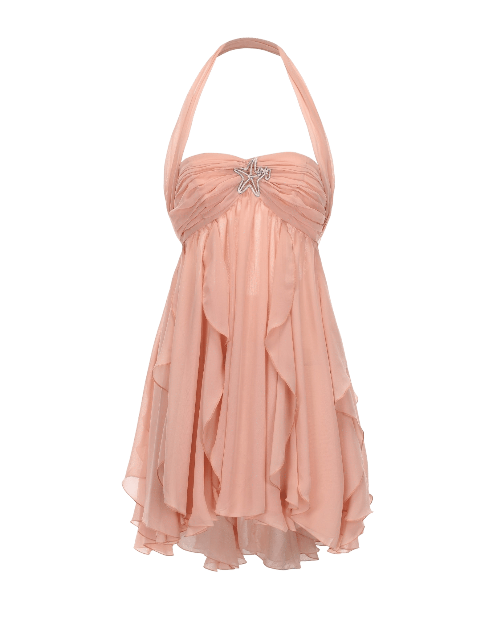Arabella Dress (Peach) made by Nana Jacqueline