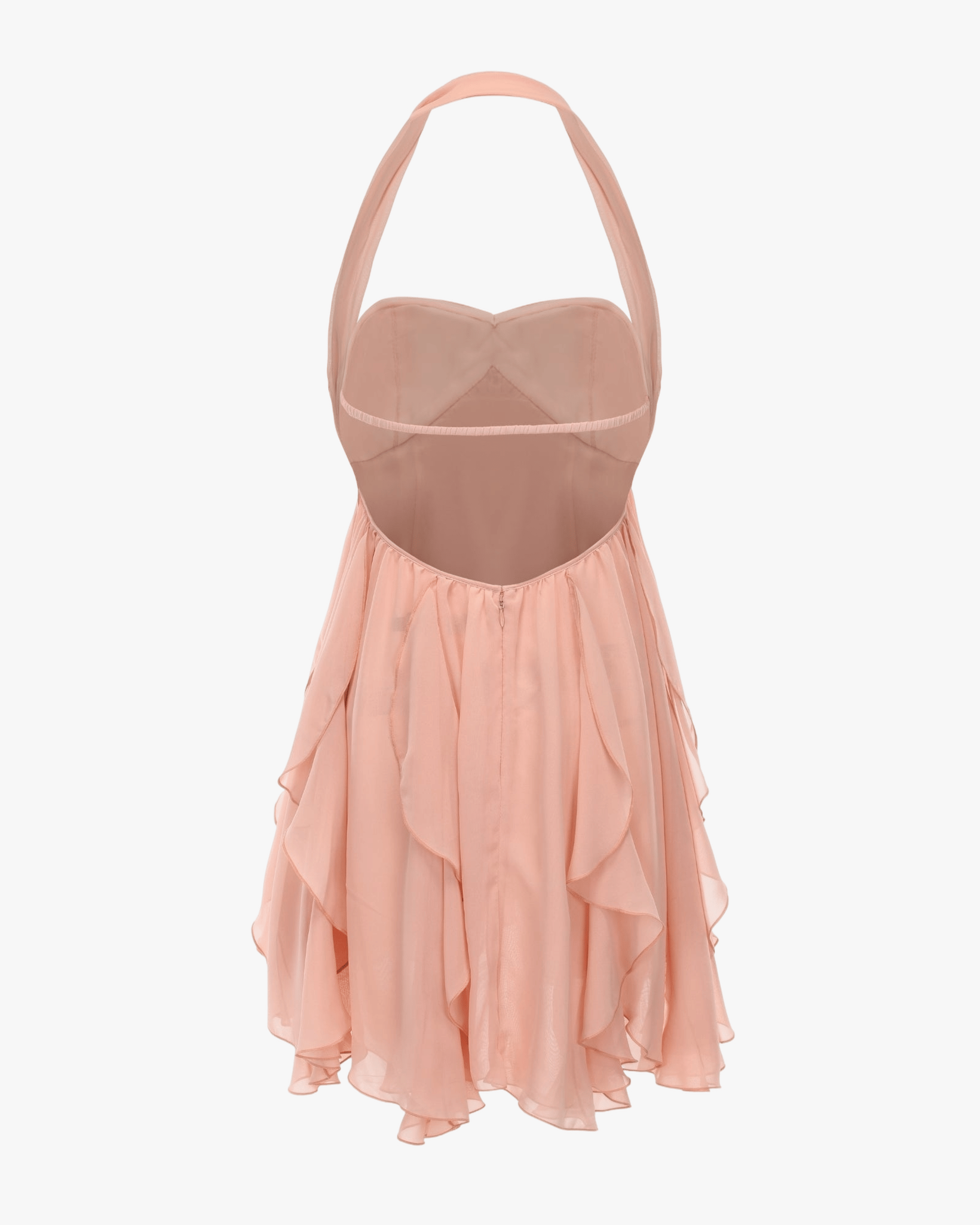 Arabella Dress (Peach) made by Nana Jacqueline