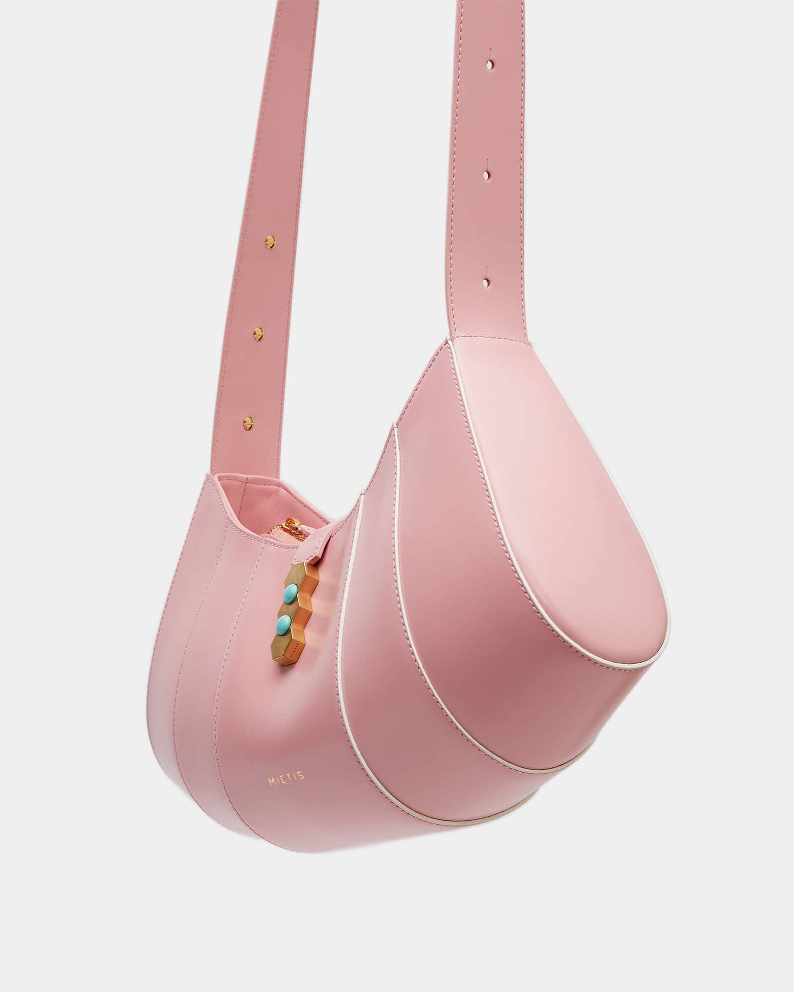 Tate Hobo Pink in Pink made by Mietis