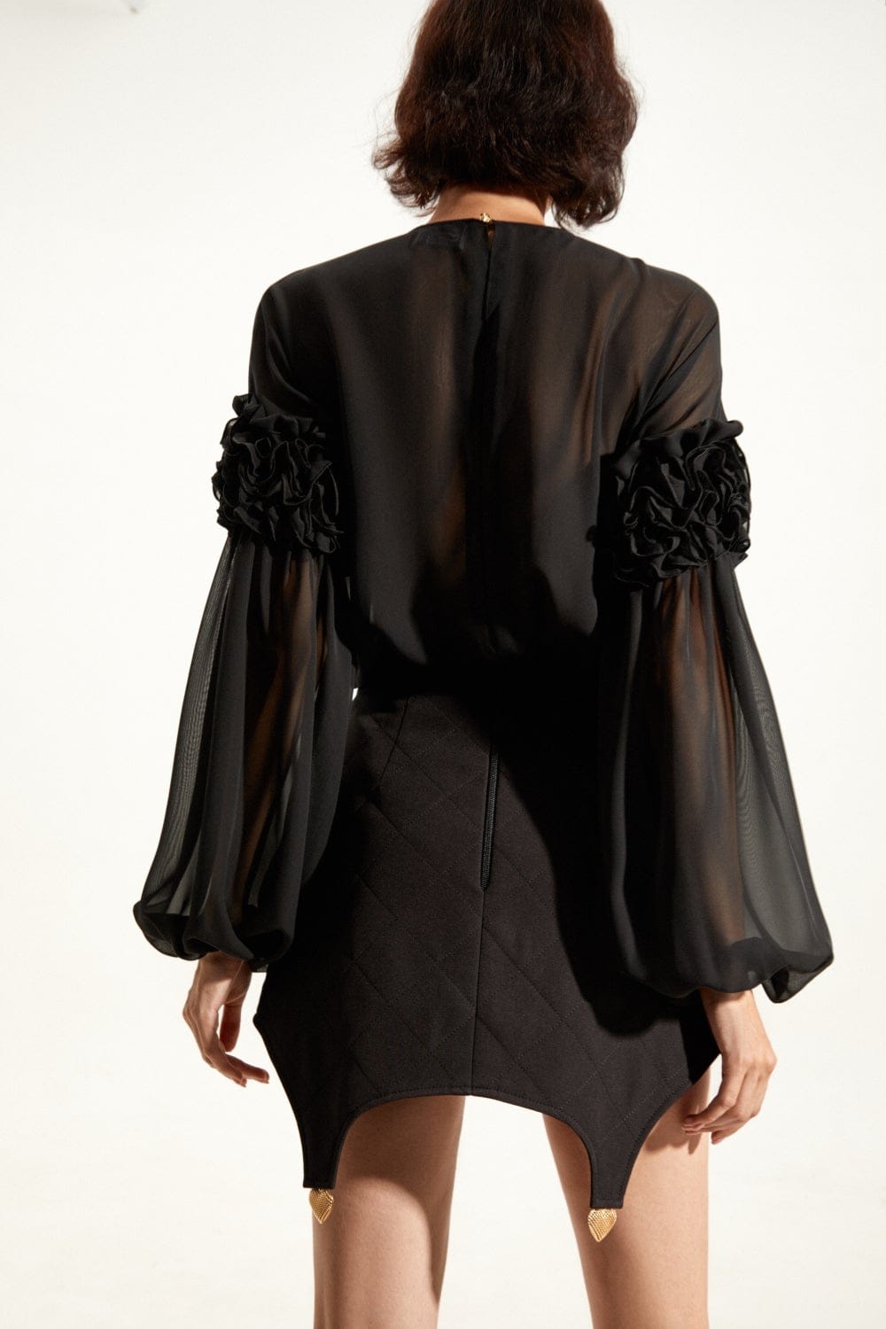 Black Mini Skirt made by Guranda