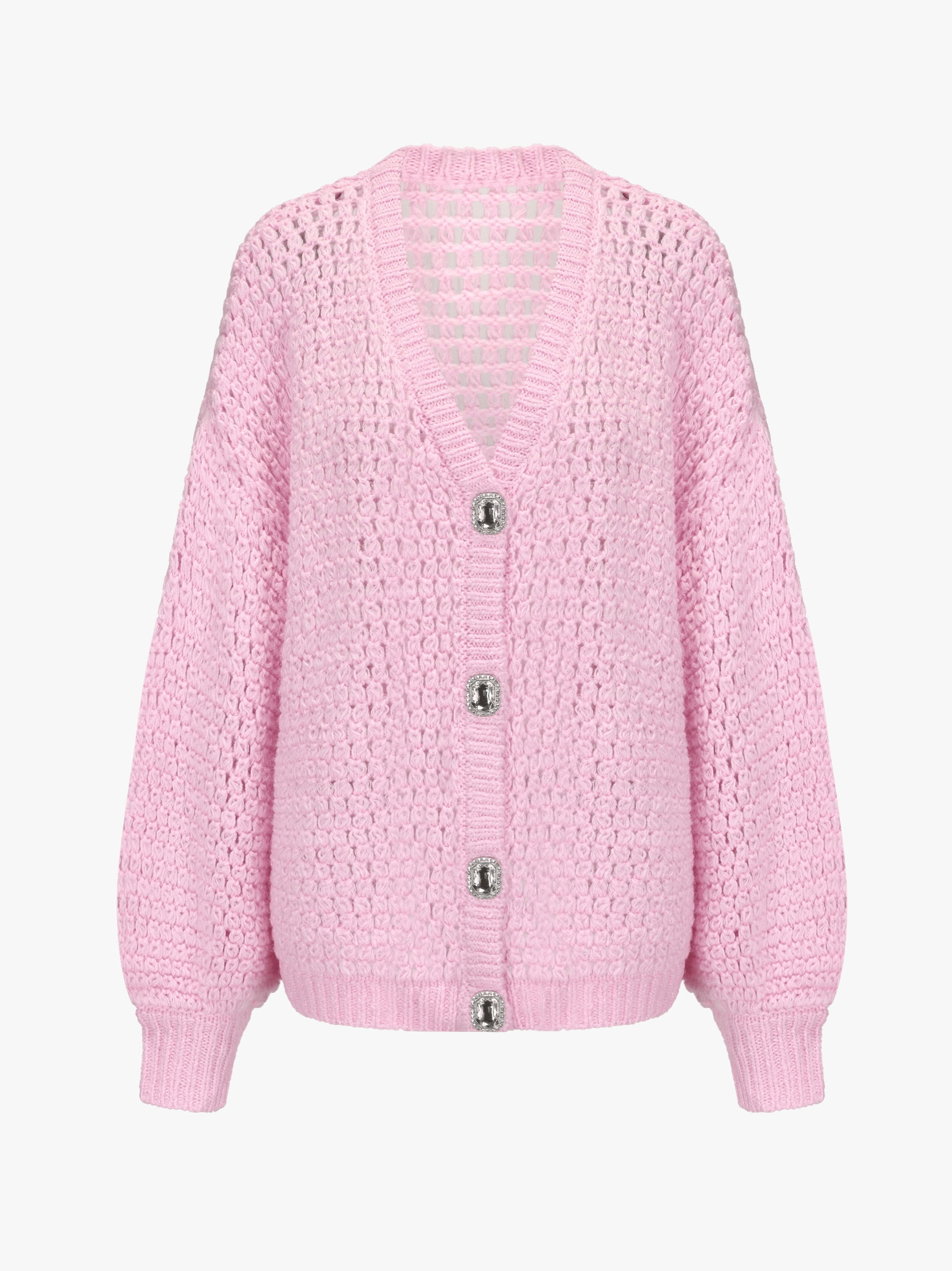 Alexis Cardigan + Scarf Set (Pink) made by Nana Jacqueline