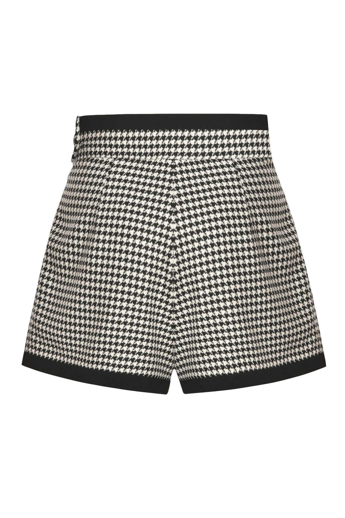 PLEATED HIGH WAISTED SHORTS in Black made by KEBURIA