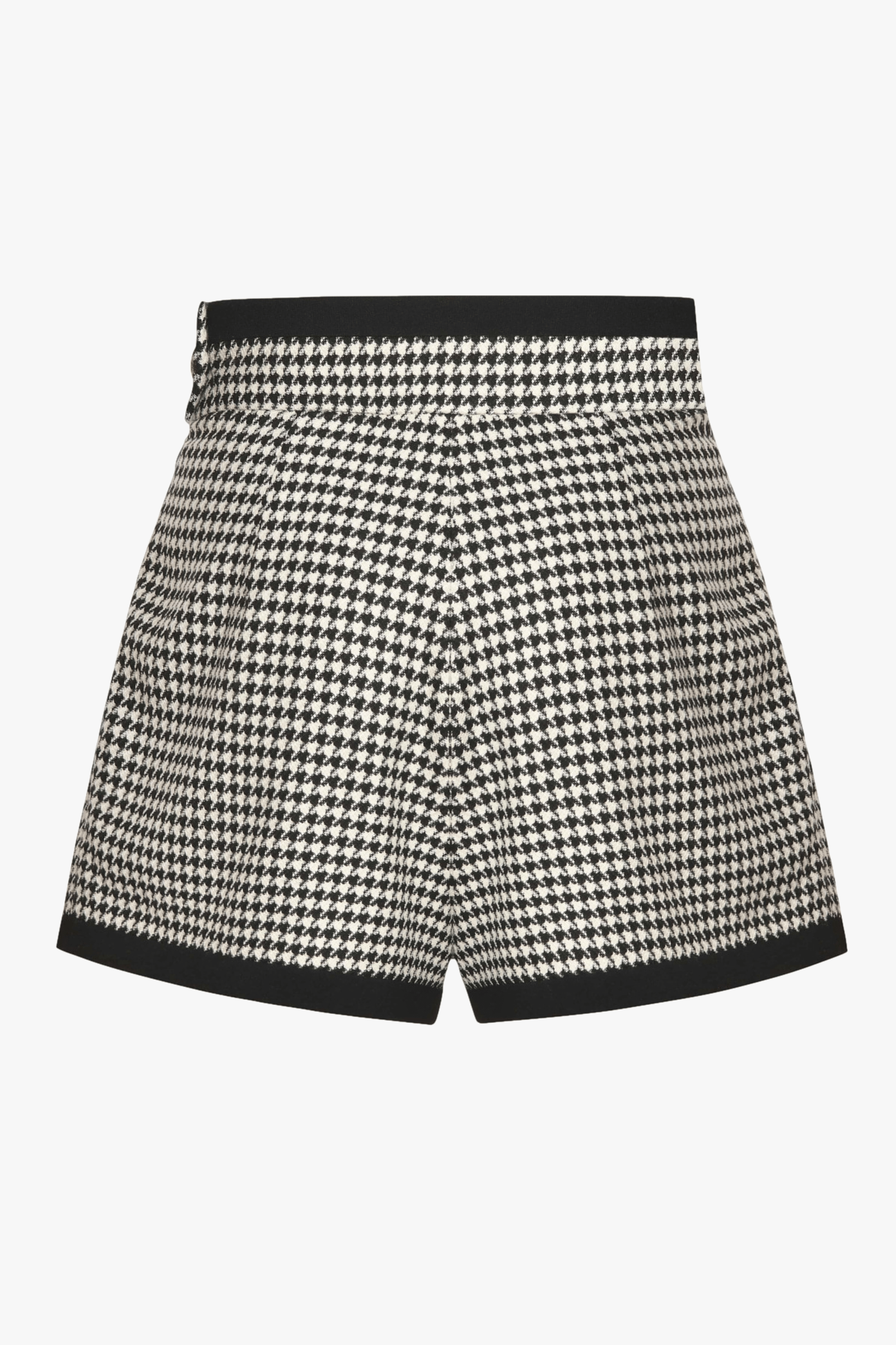 PLEATED HIGH WAISTED SHORTS in Black made by KEBURIA