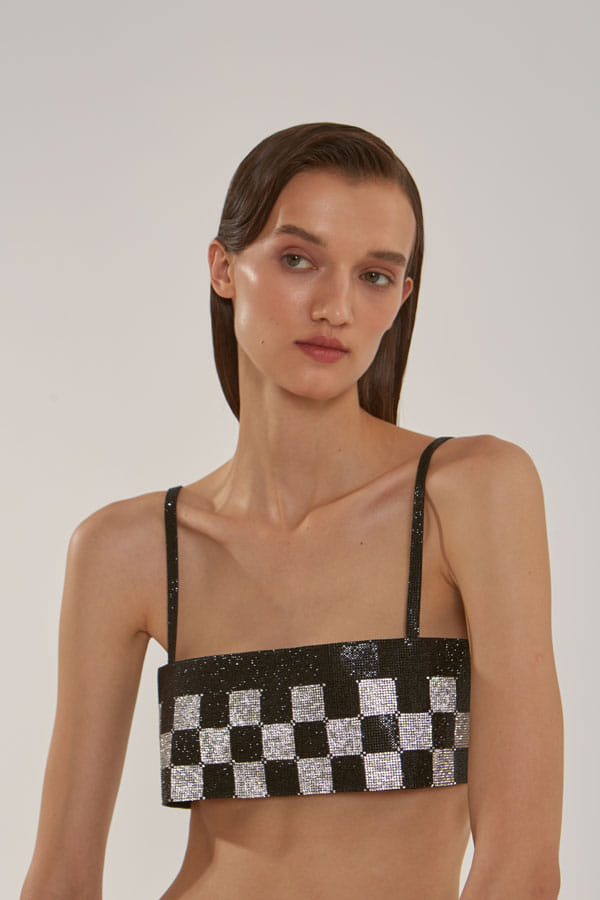 CHARLOTTE TOP Checked made by NUÉ