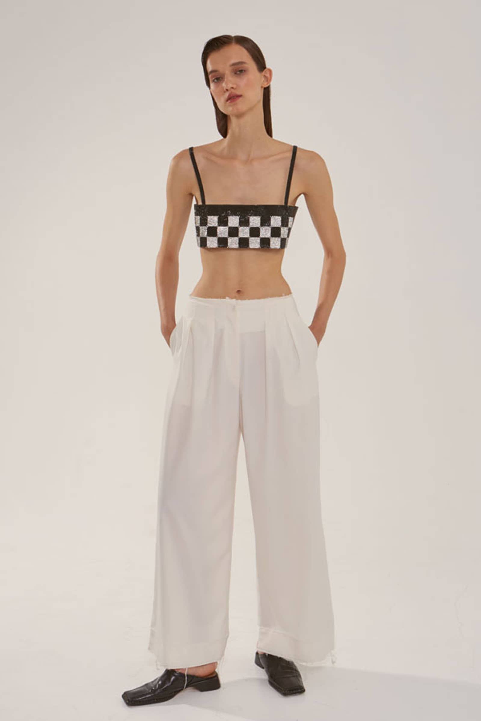 CHARLOTTE TOP Checked made by NUÉ