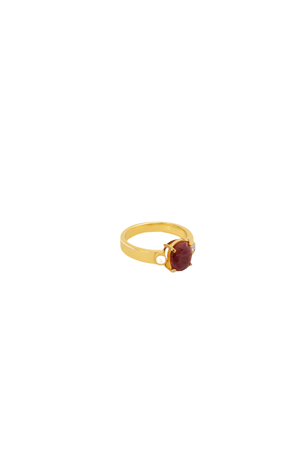 Ruby Gold Ring made by Lora Istanbul