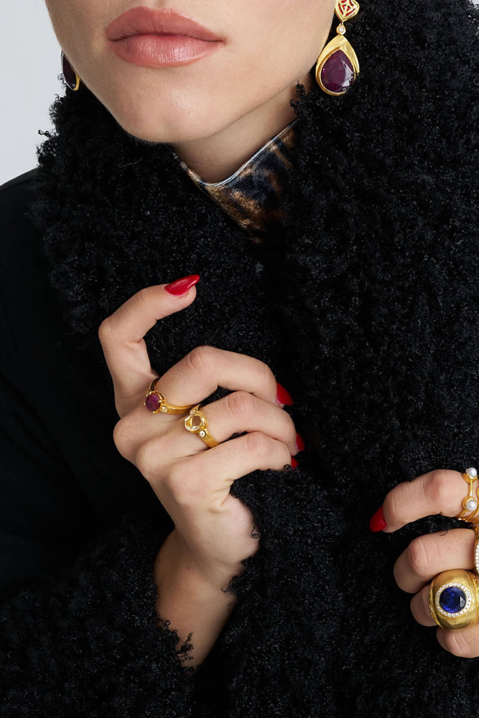 Ruby Gold Ring made by Lora Istanbul