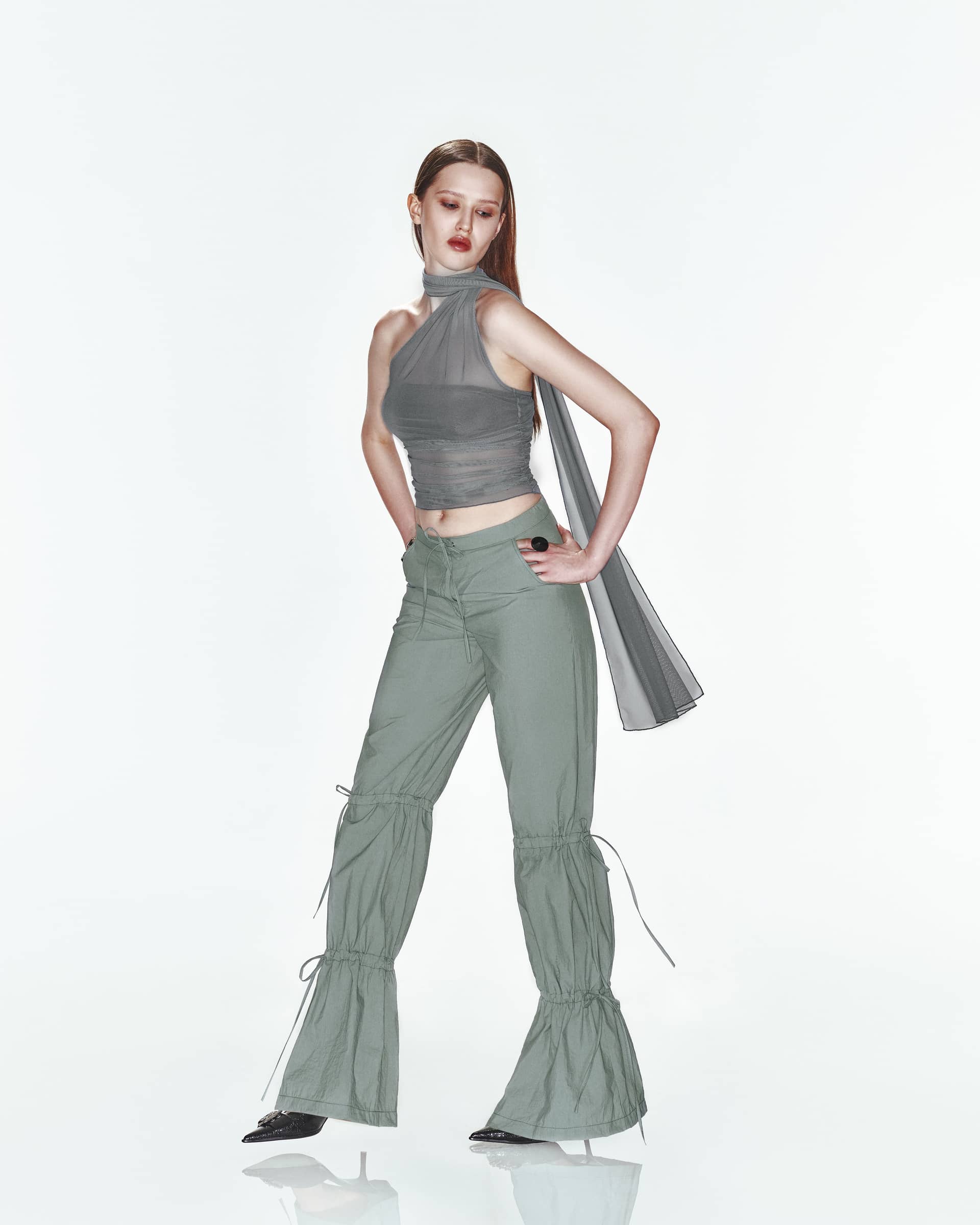 GET OVER IT PANTS IN SEA MOSS made by Khela