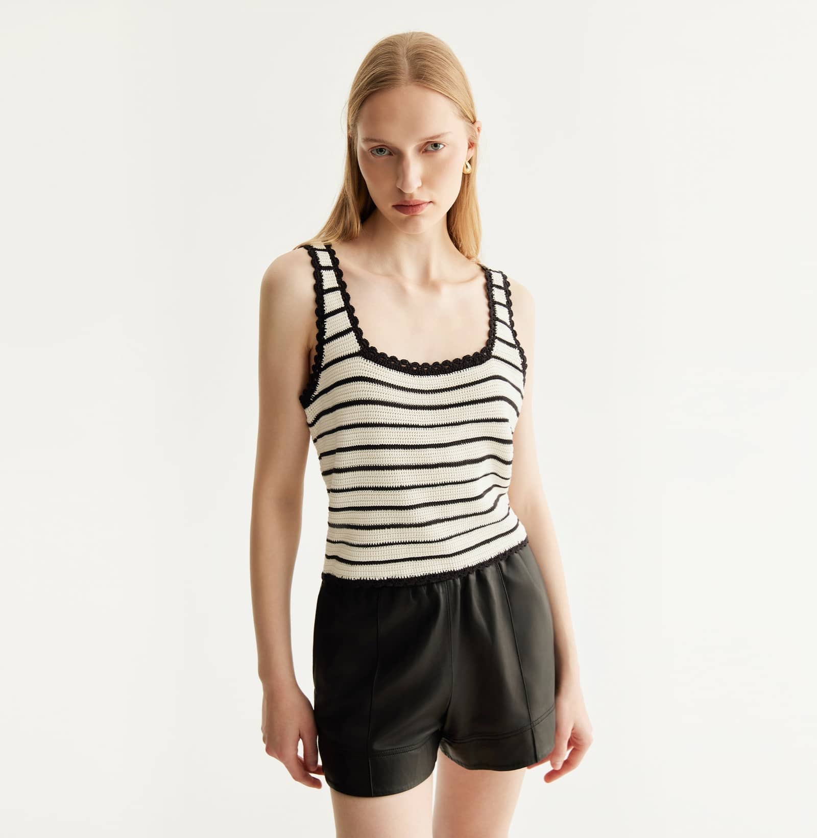 STRIPED TANK TOP made by CRUSH Collection