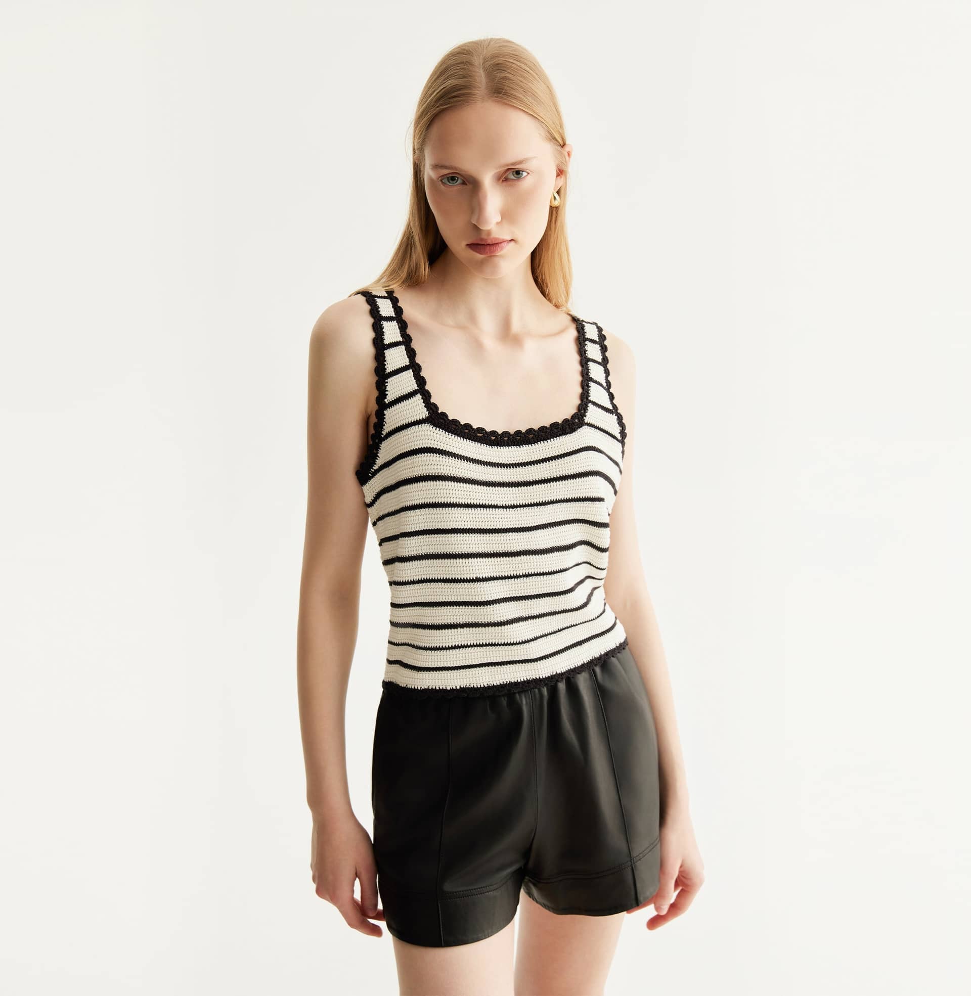 STRIPED TANK TOP made by CRUSH Collection