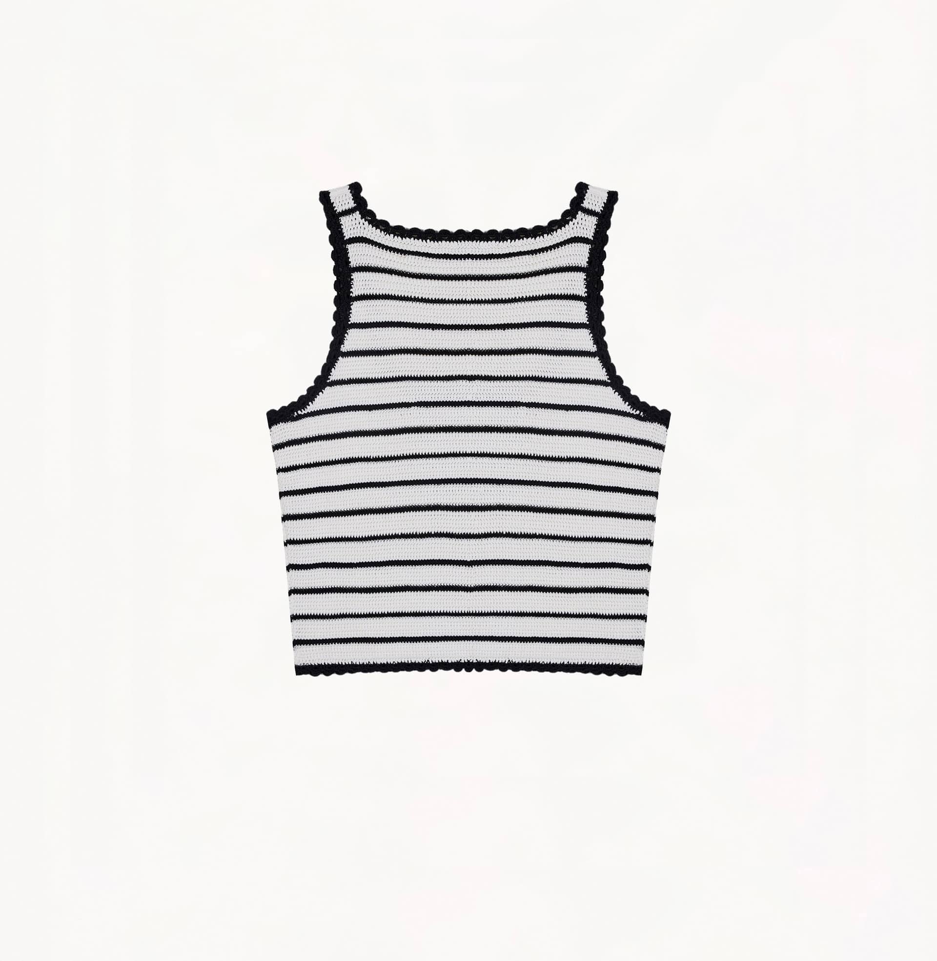 STRIPED TANK TOP made by CRUSH Collection