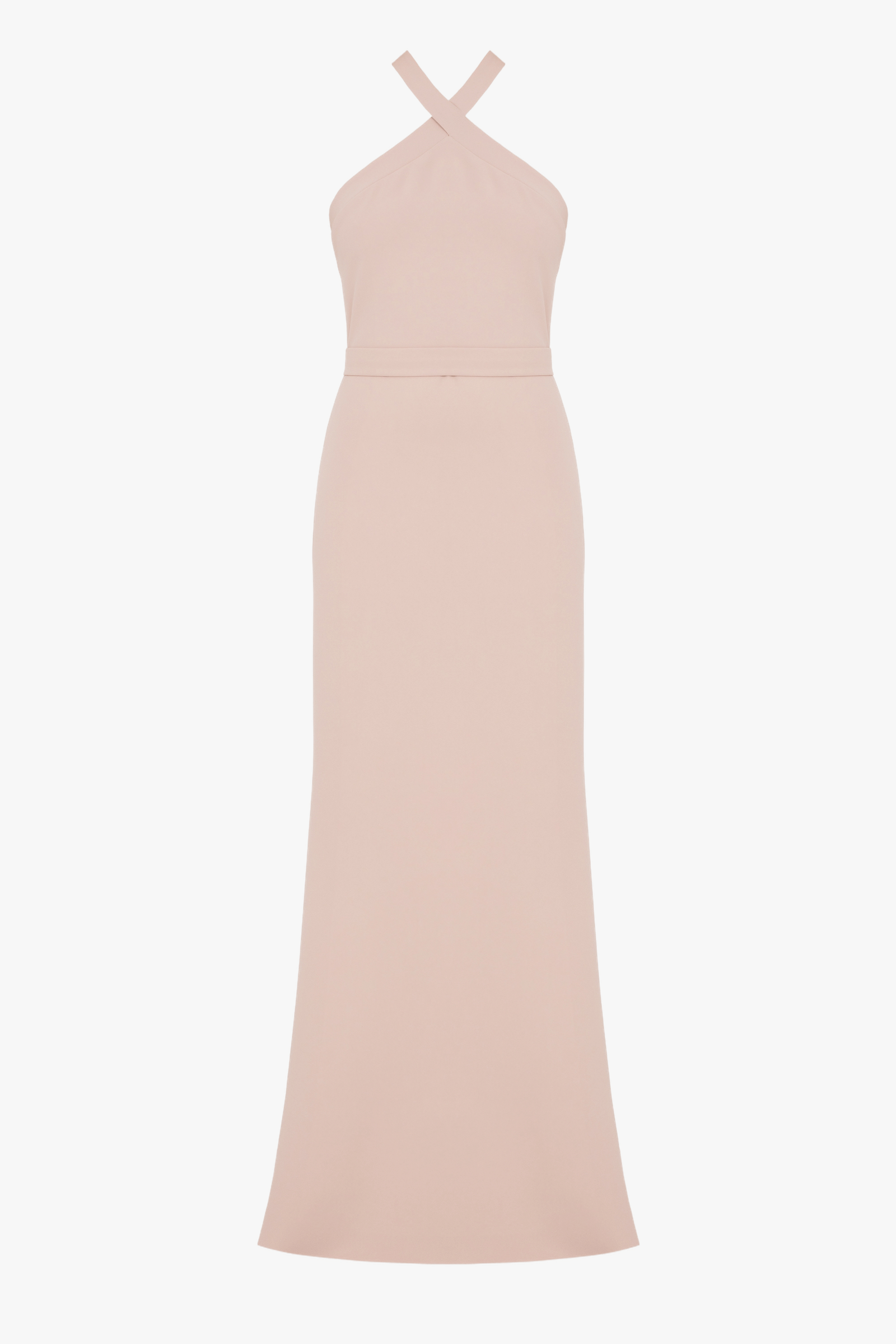 GISEL Dusty Rose Off-Shoulder Long Evening Dress made by UNDRESS