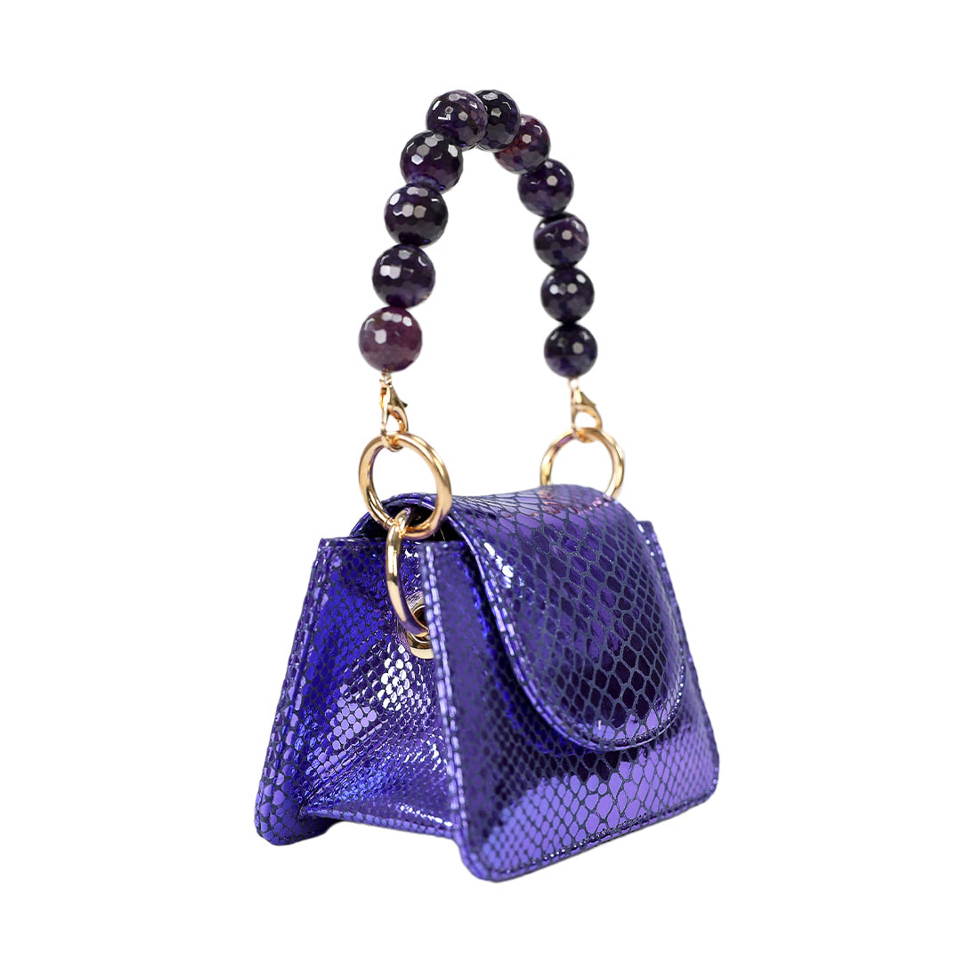 Horra - Metallic Purple - Mini Bag made by ALIEL