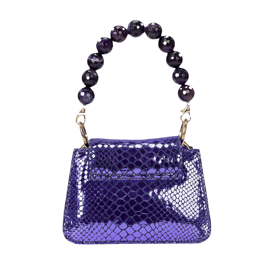 Horra - Metallic Purple - Mini Bag made by ALIEL
