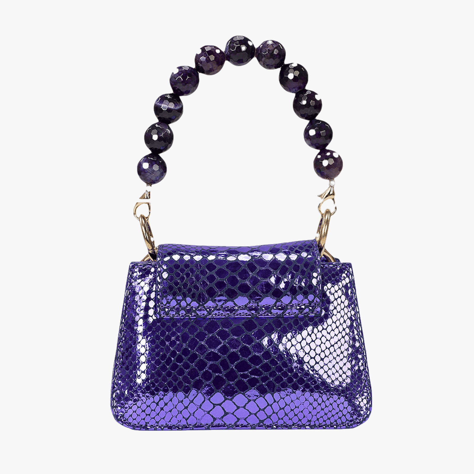 Horra - Metallic Purple - Mini Bag made by ALIEL