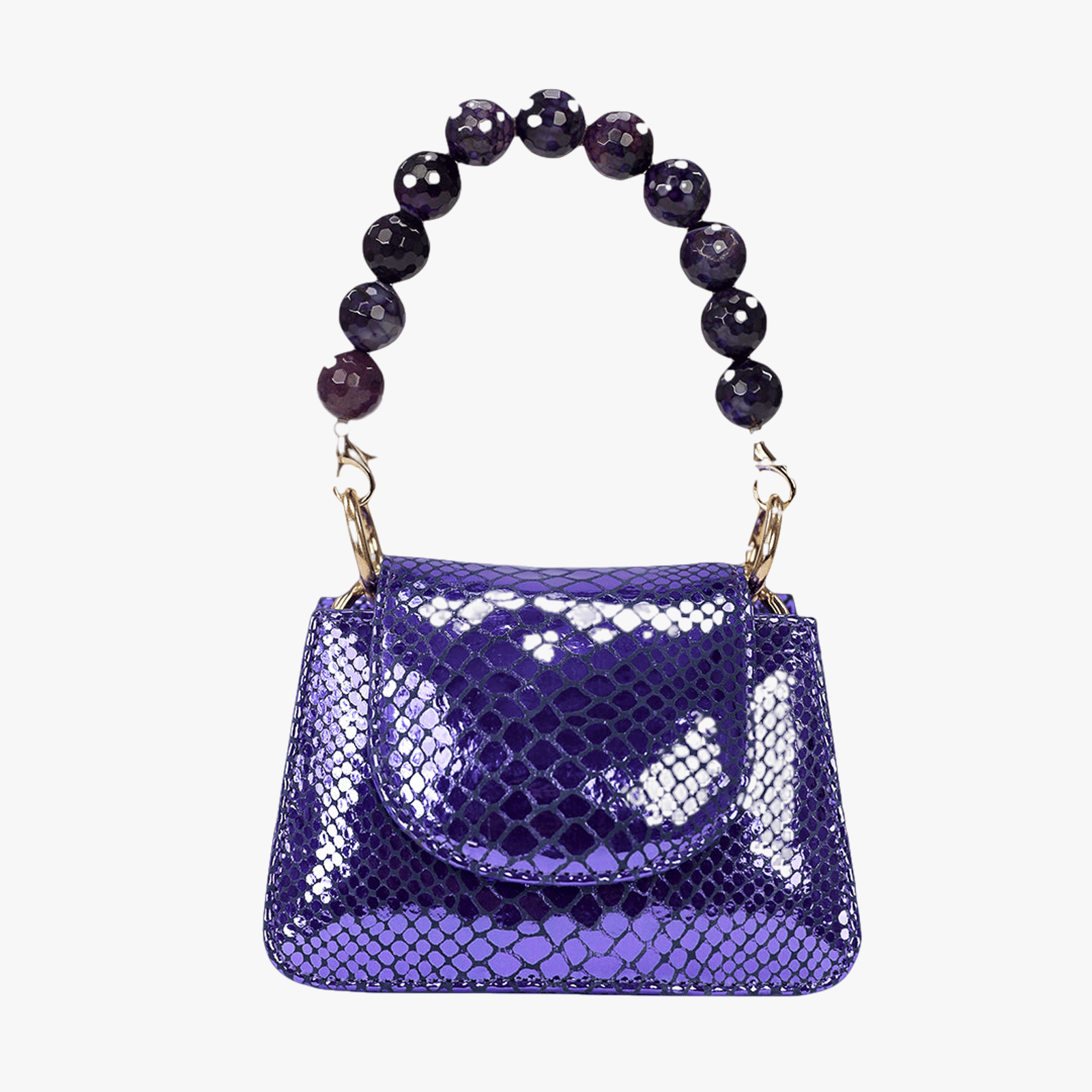 Horra - Metallic Purple - Mini Bag made by ALIEL