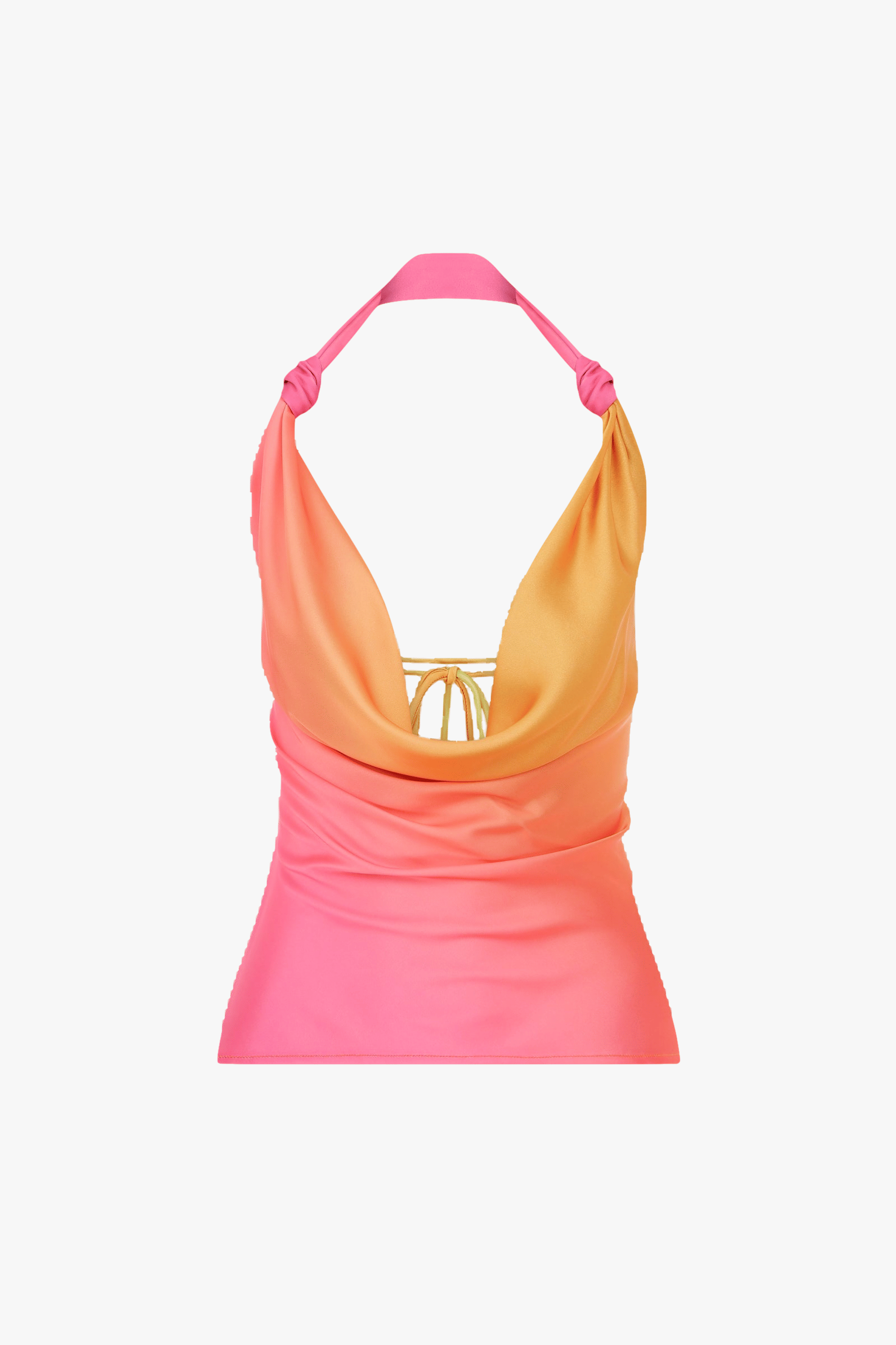 Ria - Cowl Neck Blouse In Fuchsia made by ILA