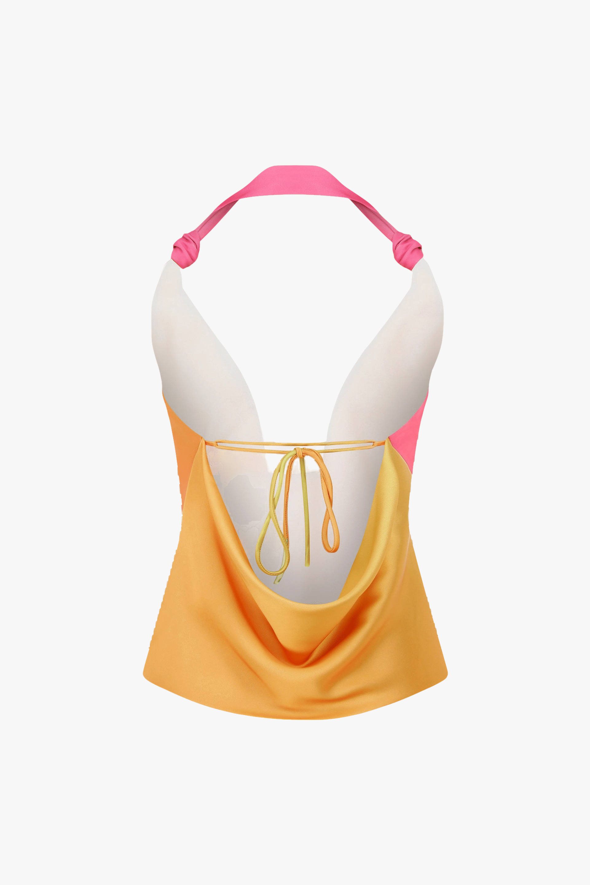 Ria - Cowl Neck Blouse In Fuchsia made by ILA