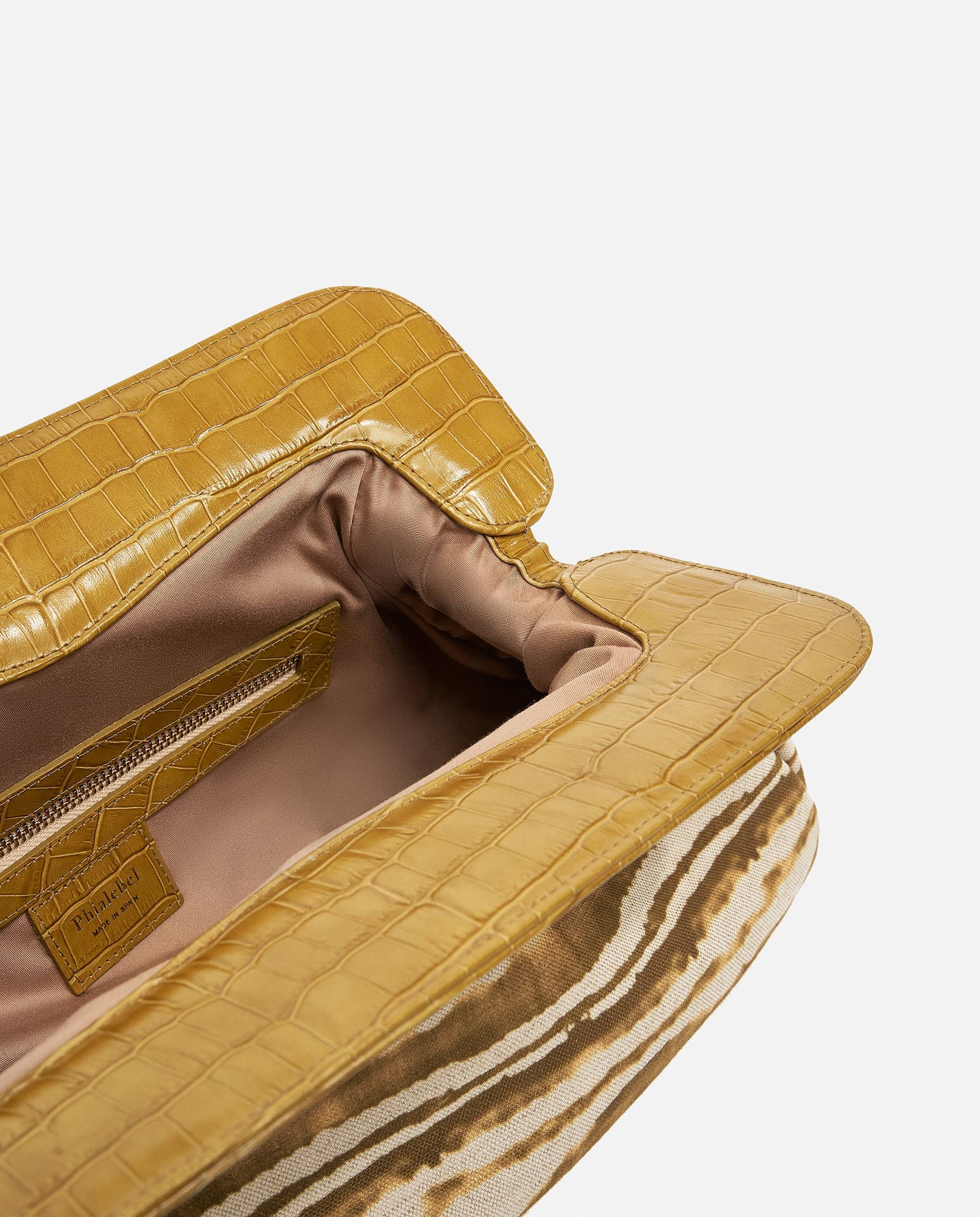 Constanza maxi Tie-dye mustard made by Phialebel