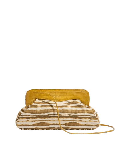 Constanza maxi Tie-dye mustard made by Phialebel