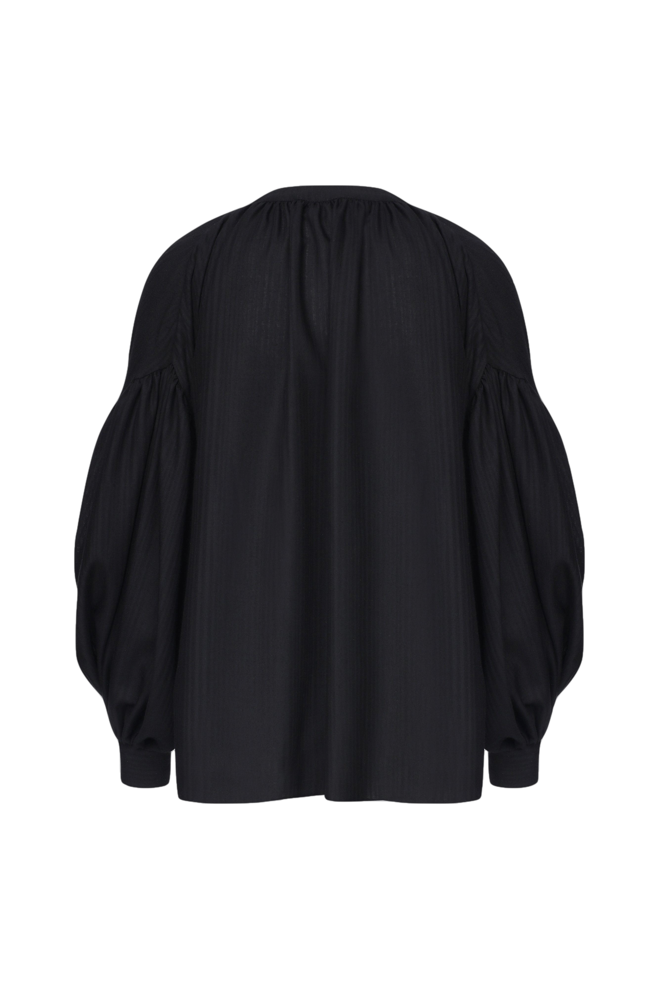 Eve Shirt in Black made by Nazli Ceren