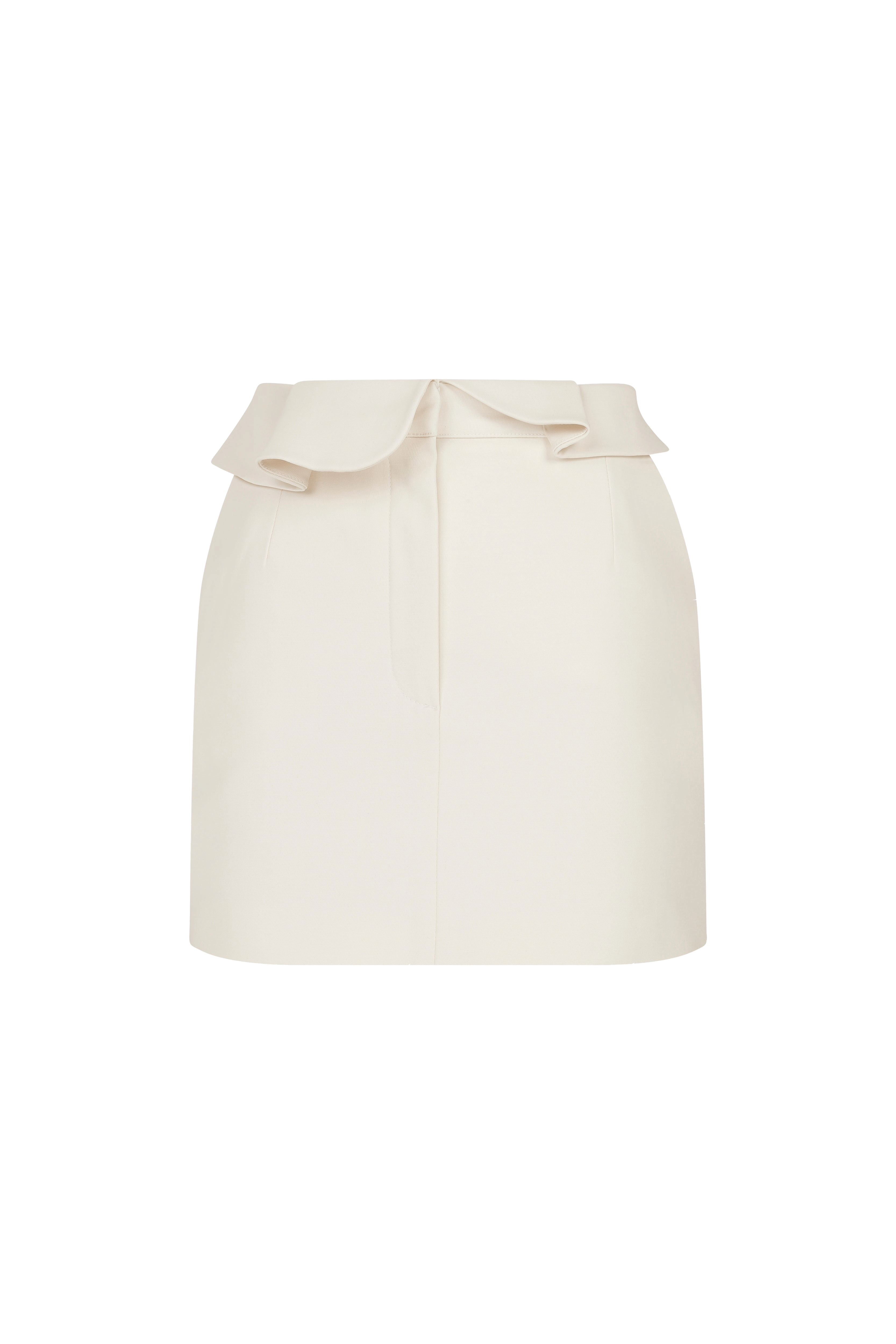 Aria-Flounced Waist Mini Skirt made by ILA
