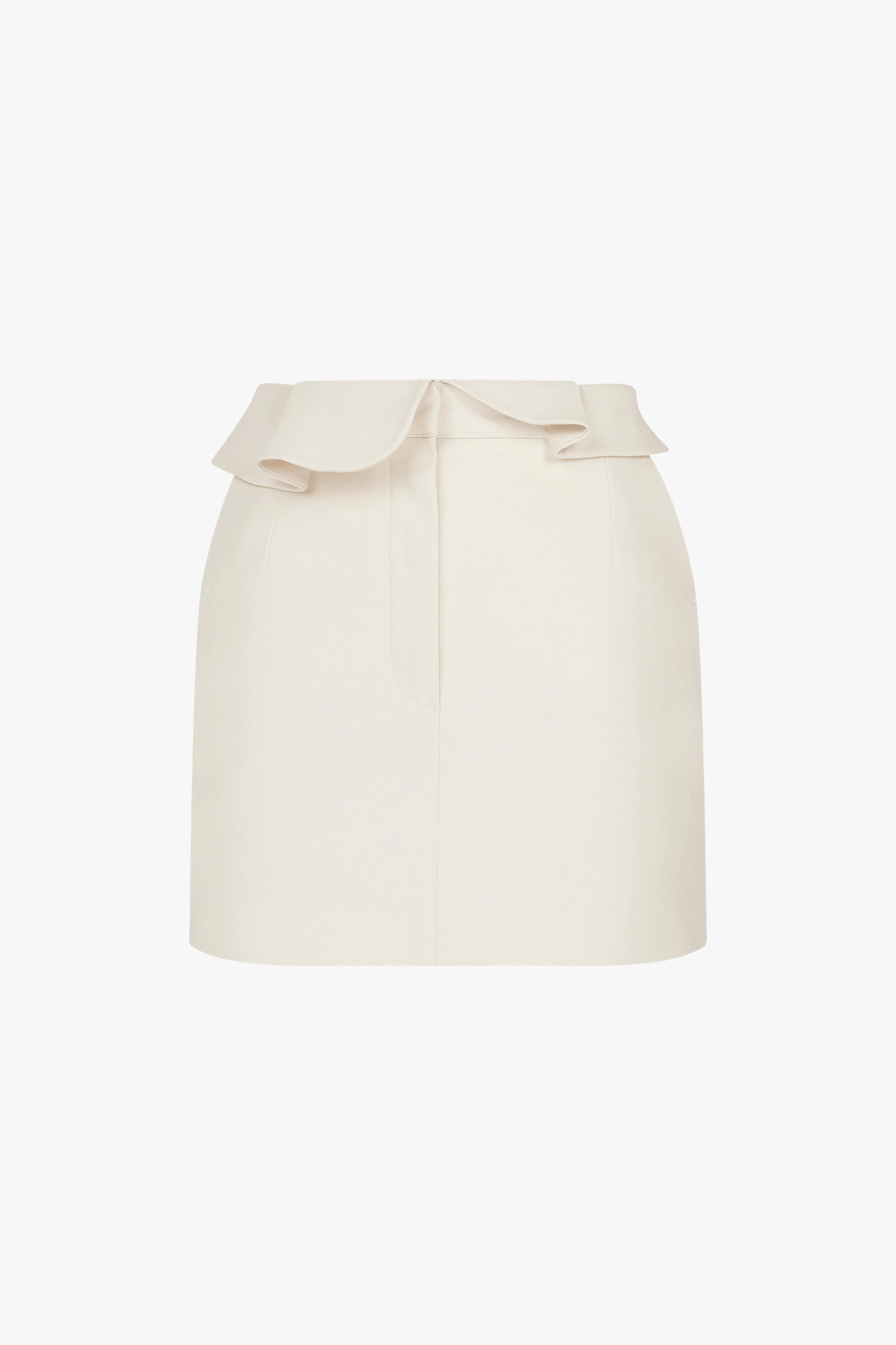 Aria-Flounced Waist Mini Skirt made by ILA