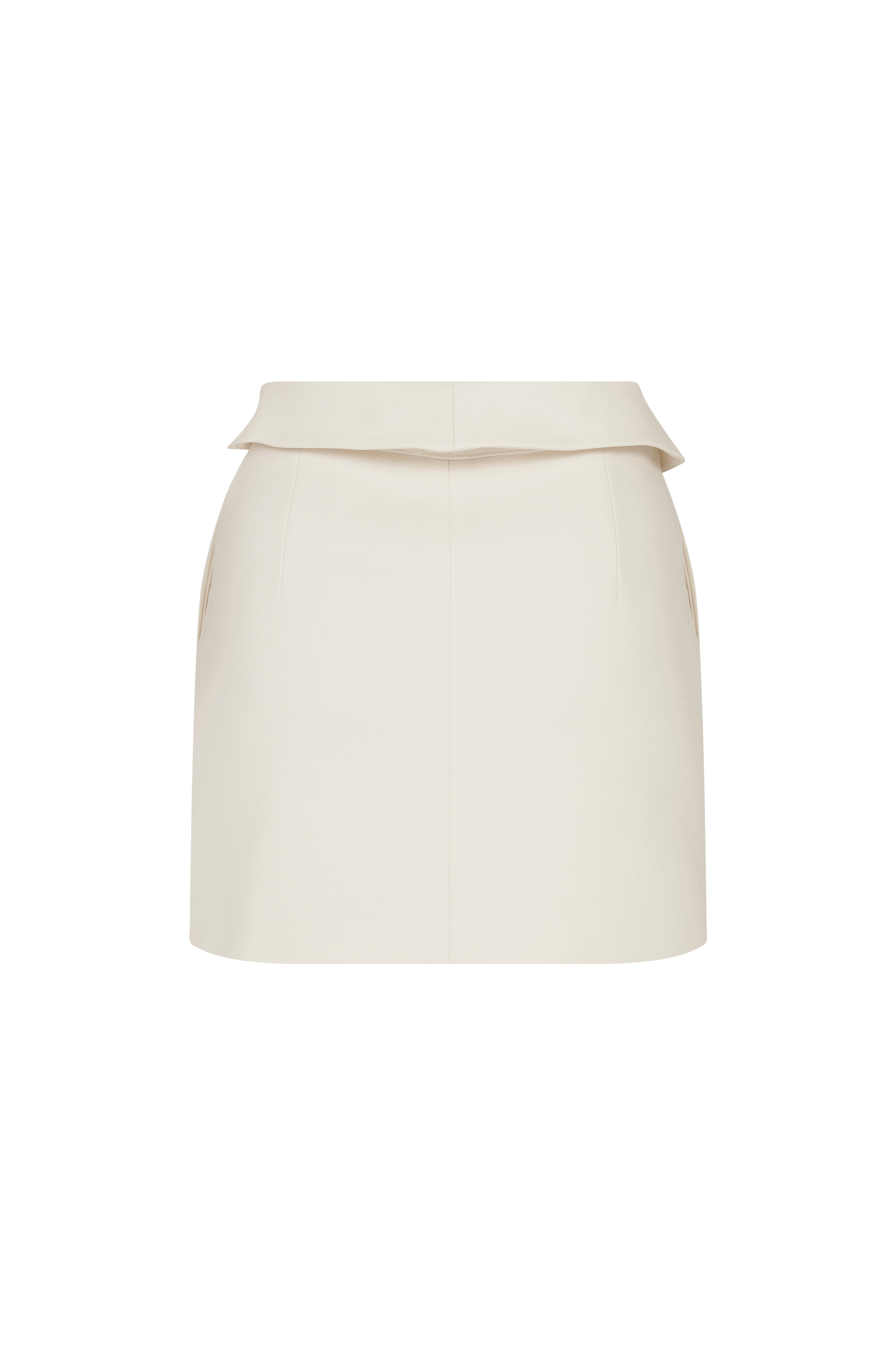 Aria-Flounced Waist Mini Skirt made by ILA