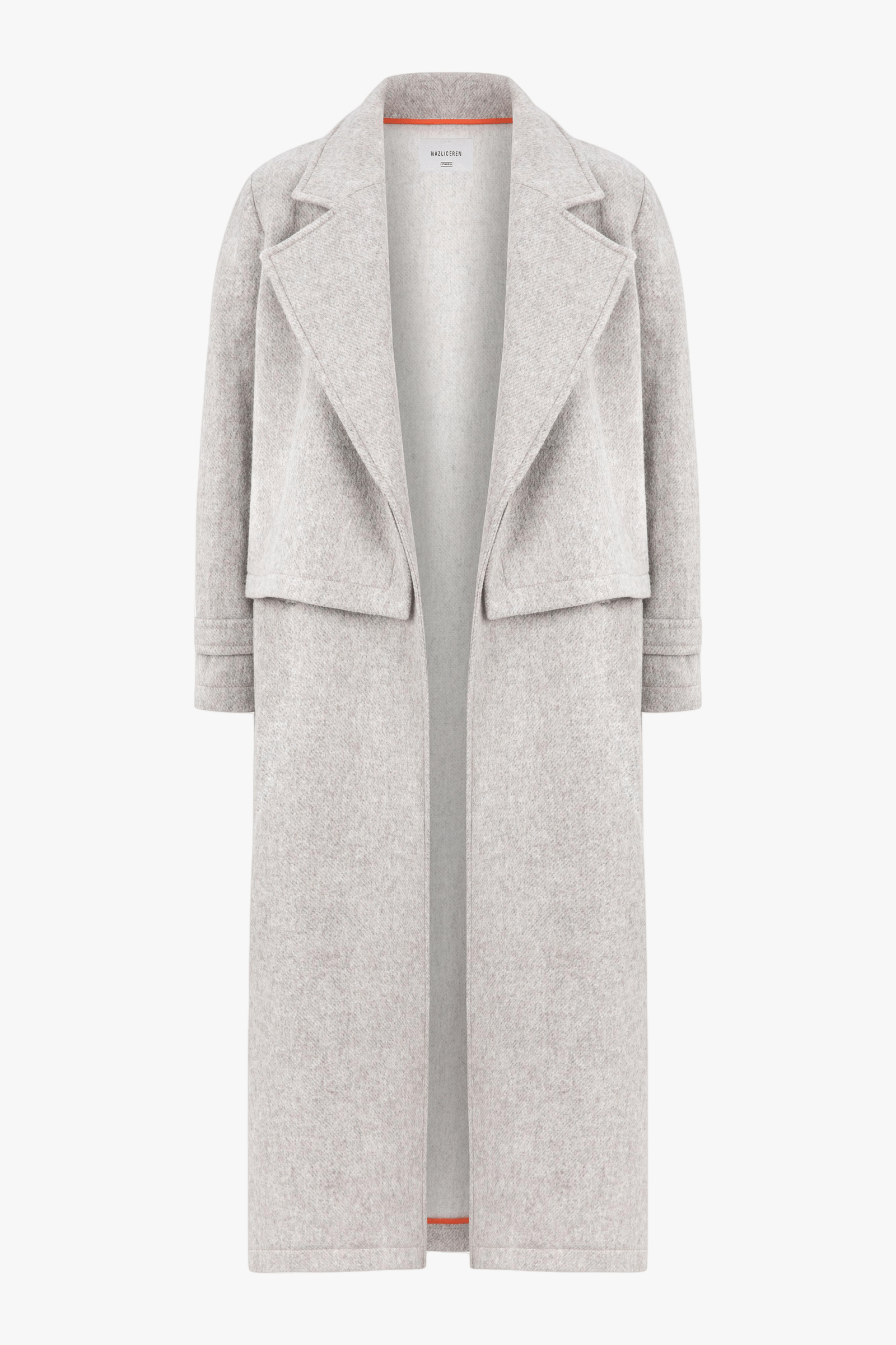 Isha Wool Blend Long Coat made by Nazli Ceren