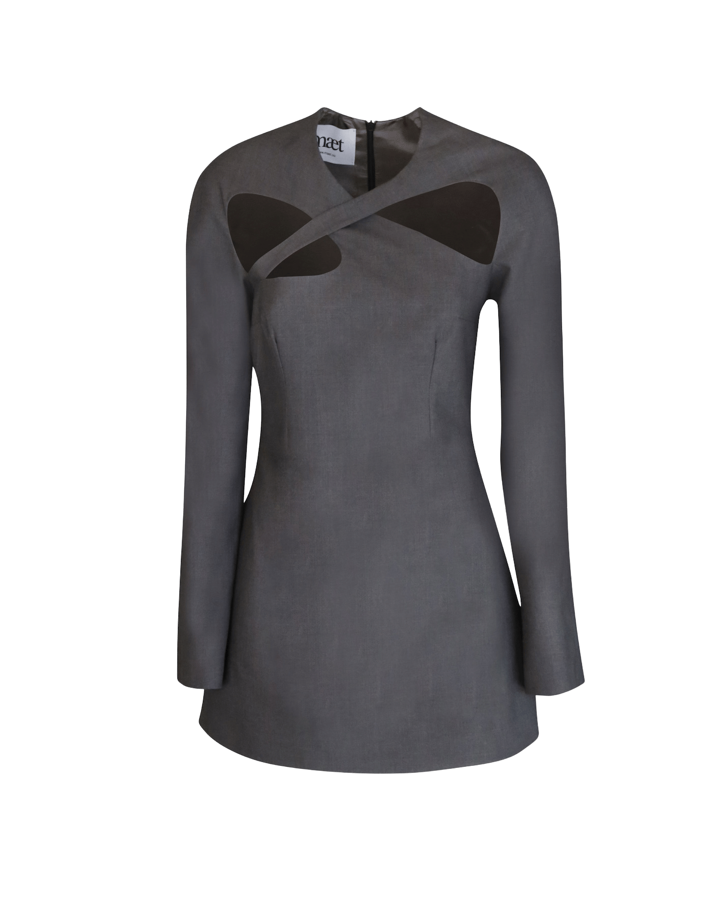 MISA Wool Blend Short Dress made by MAET