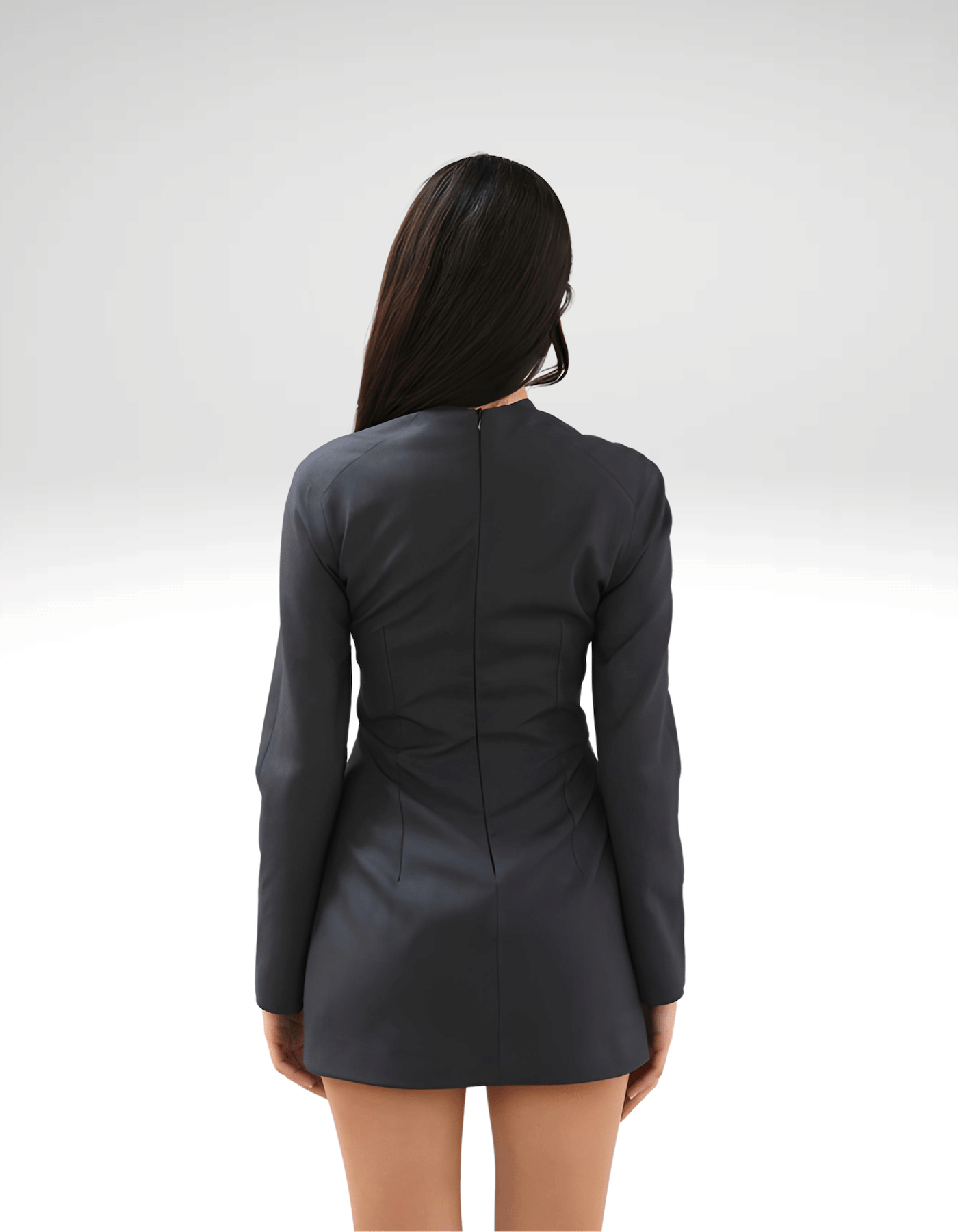 MISA Wool Blend Short Dress made by MAET