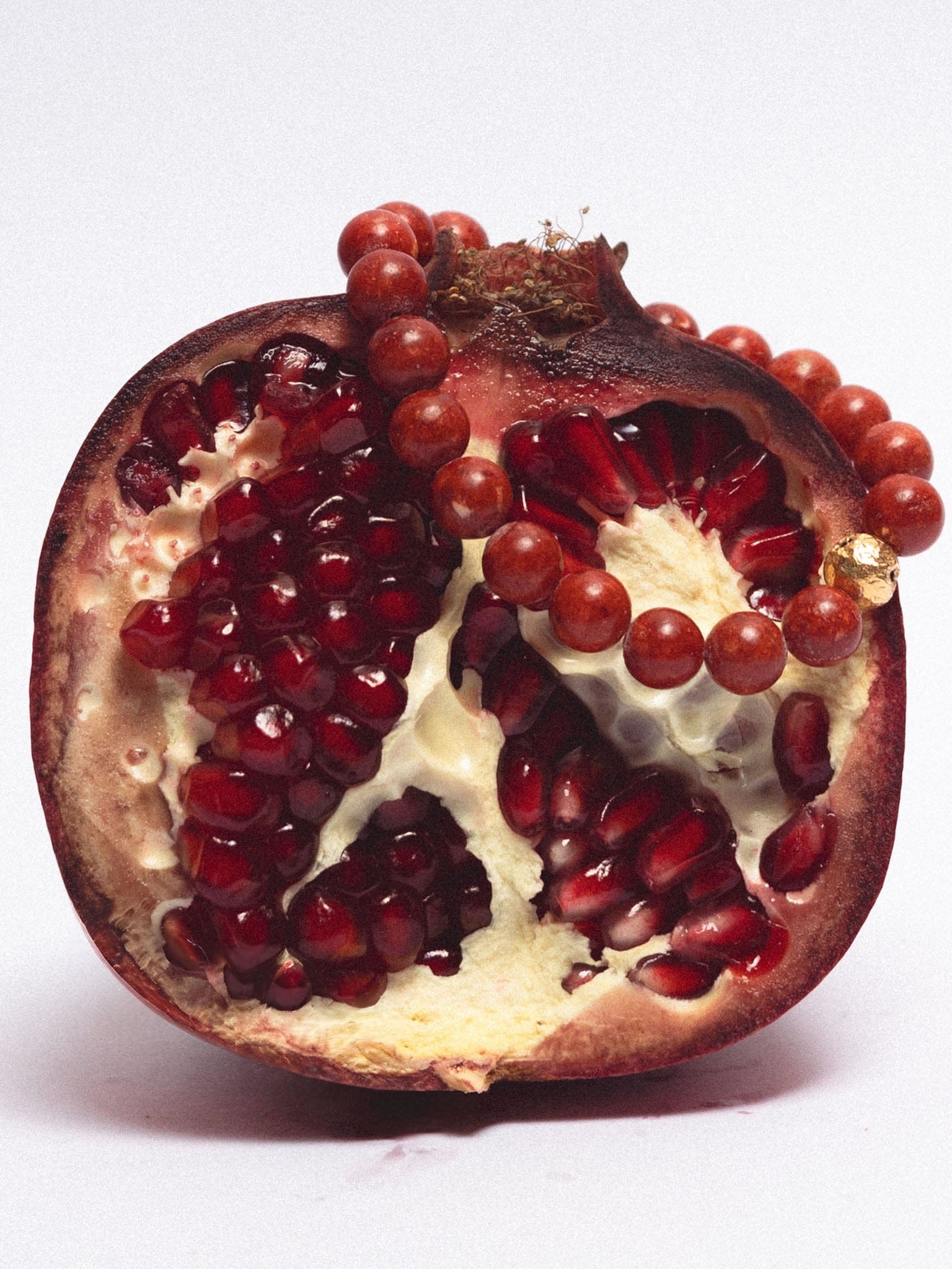 Coral Fireball Bracelet made by Eva Remenyi