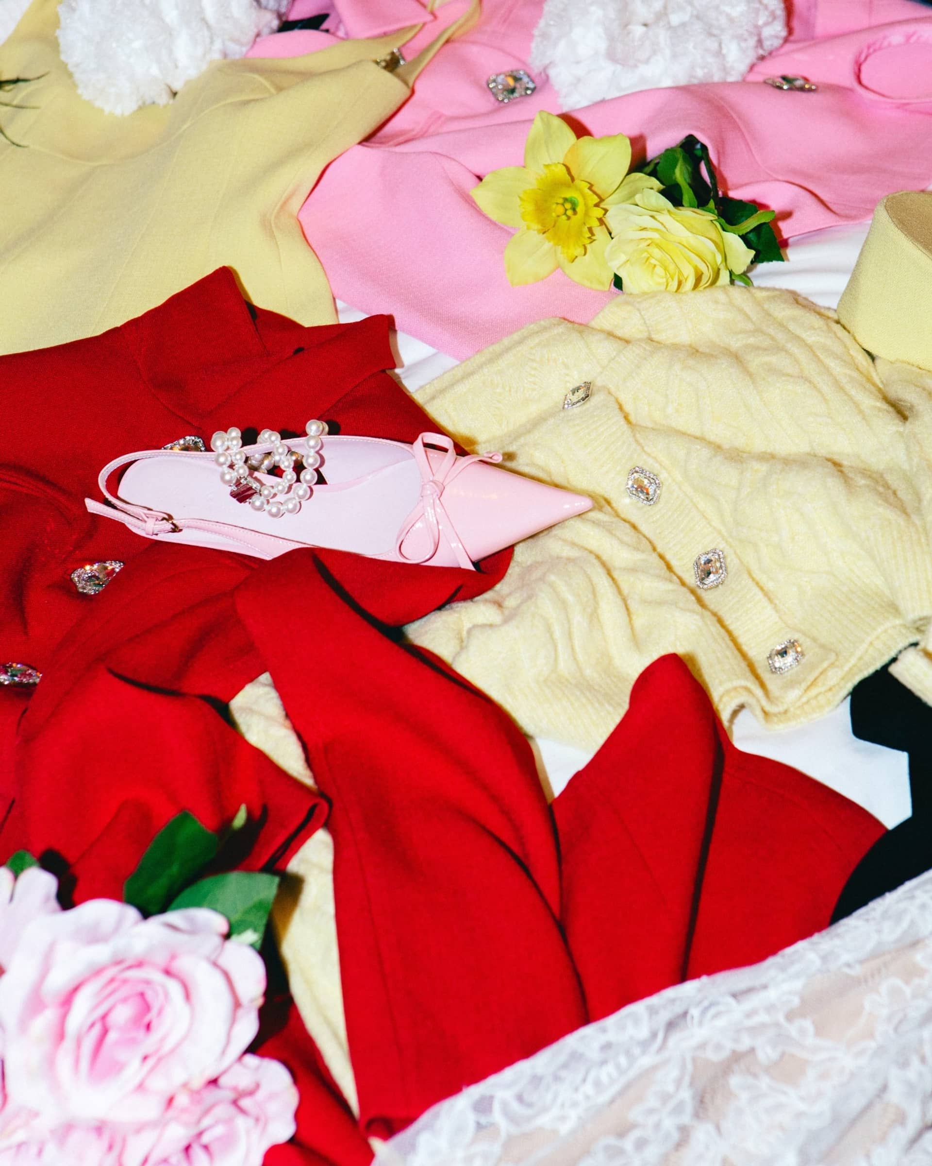 Vanessa Skirt (Red) made by Nana Jacqueline