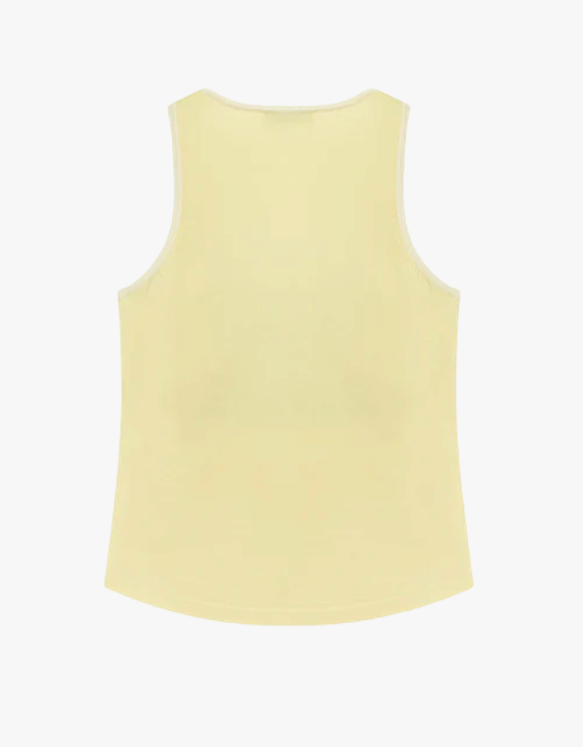 SPORTY JACQUARD TANK TOP in Yellow made by CRUSH Collection