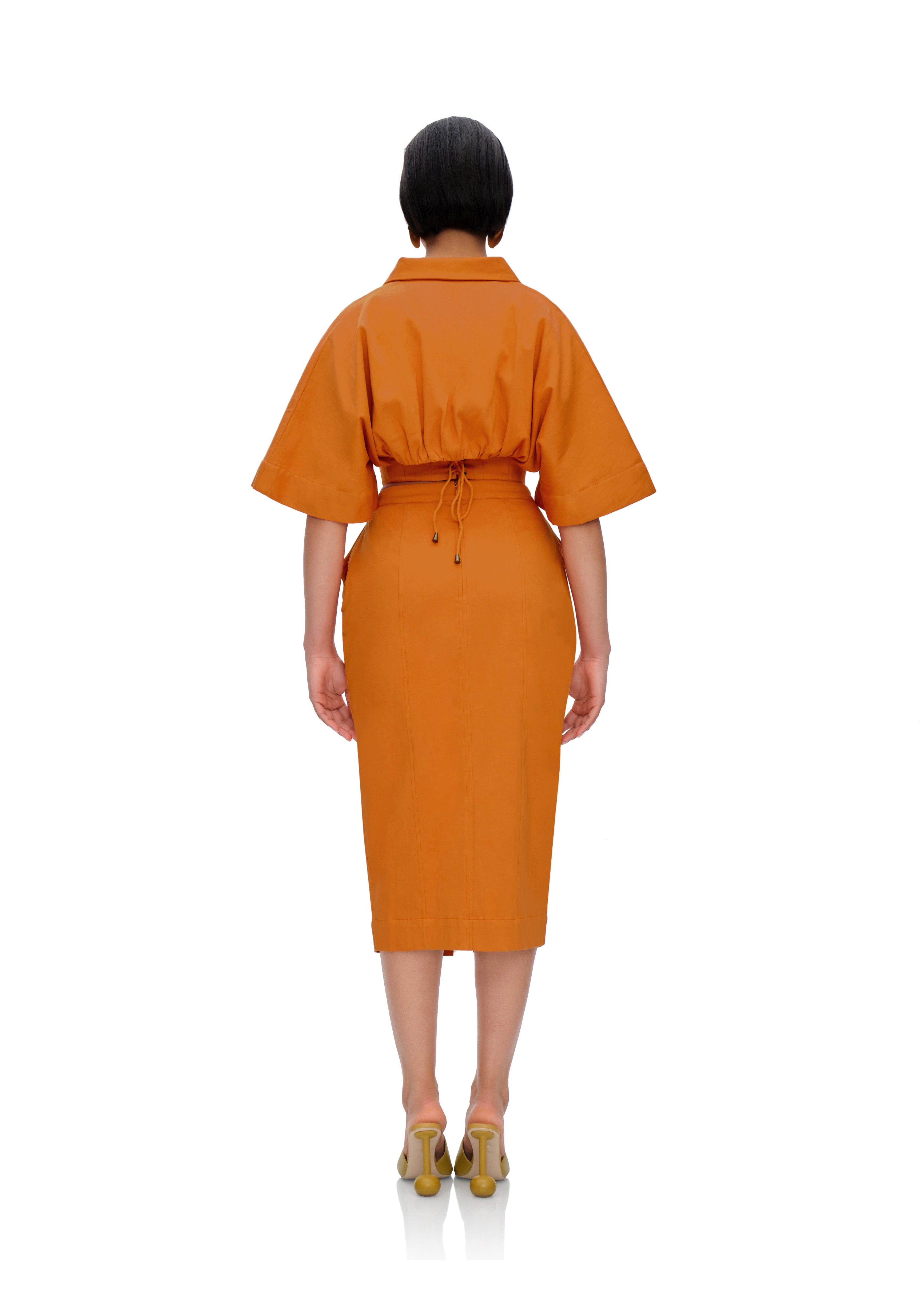 ALU CROP TOP made by Andrea Iyamah